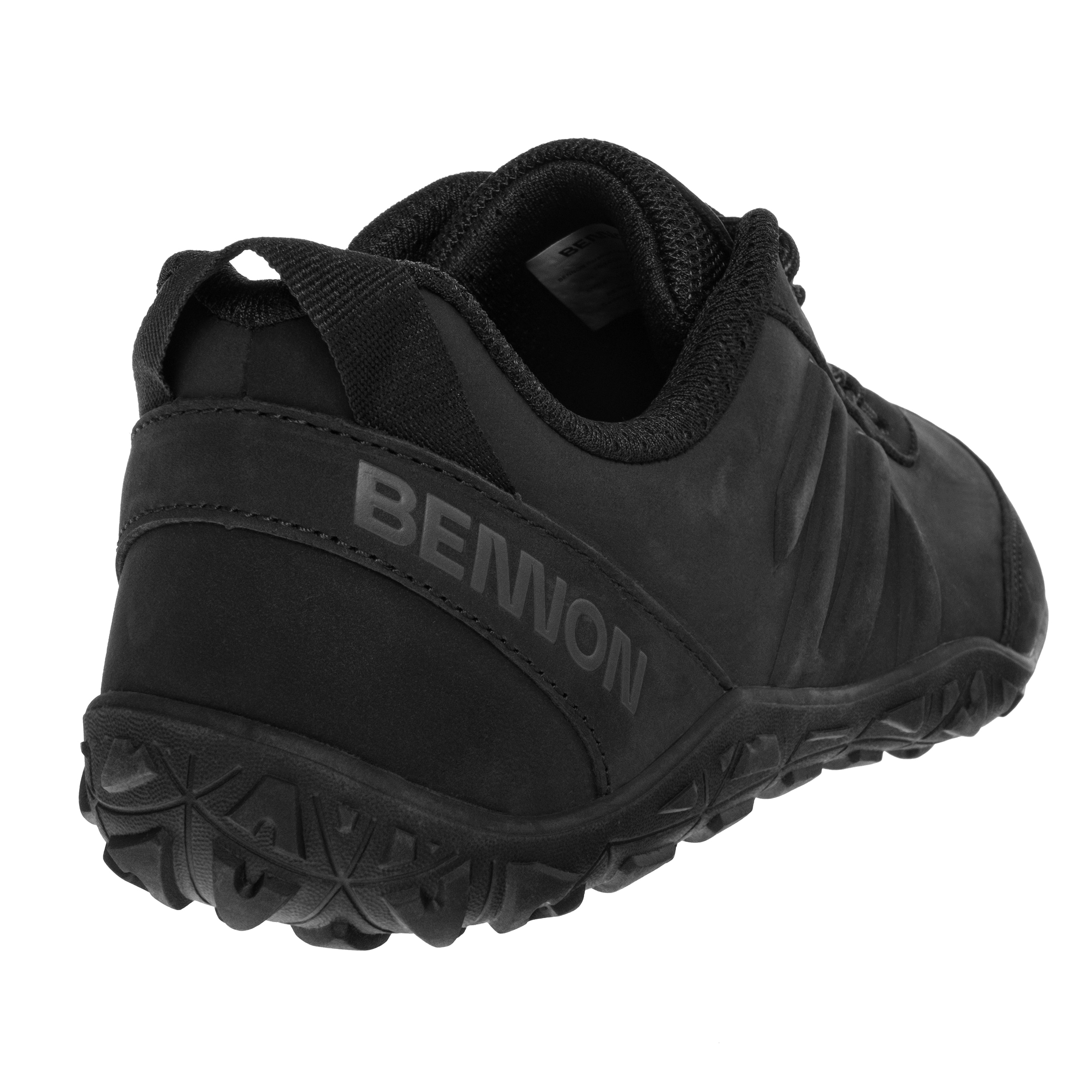 Bennon Barefoot Leather Shoes - Graphite/Black