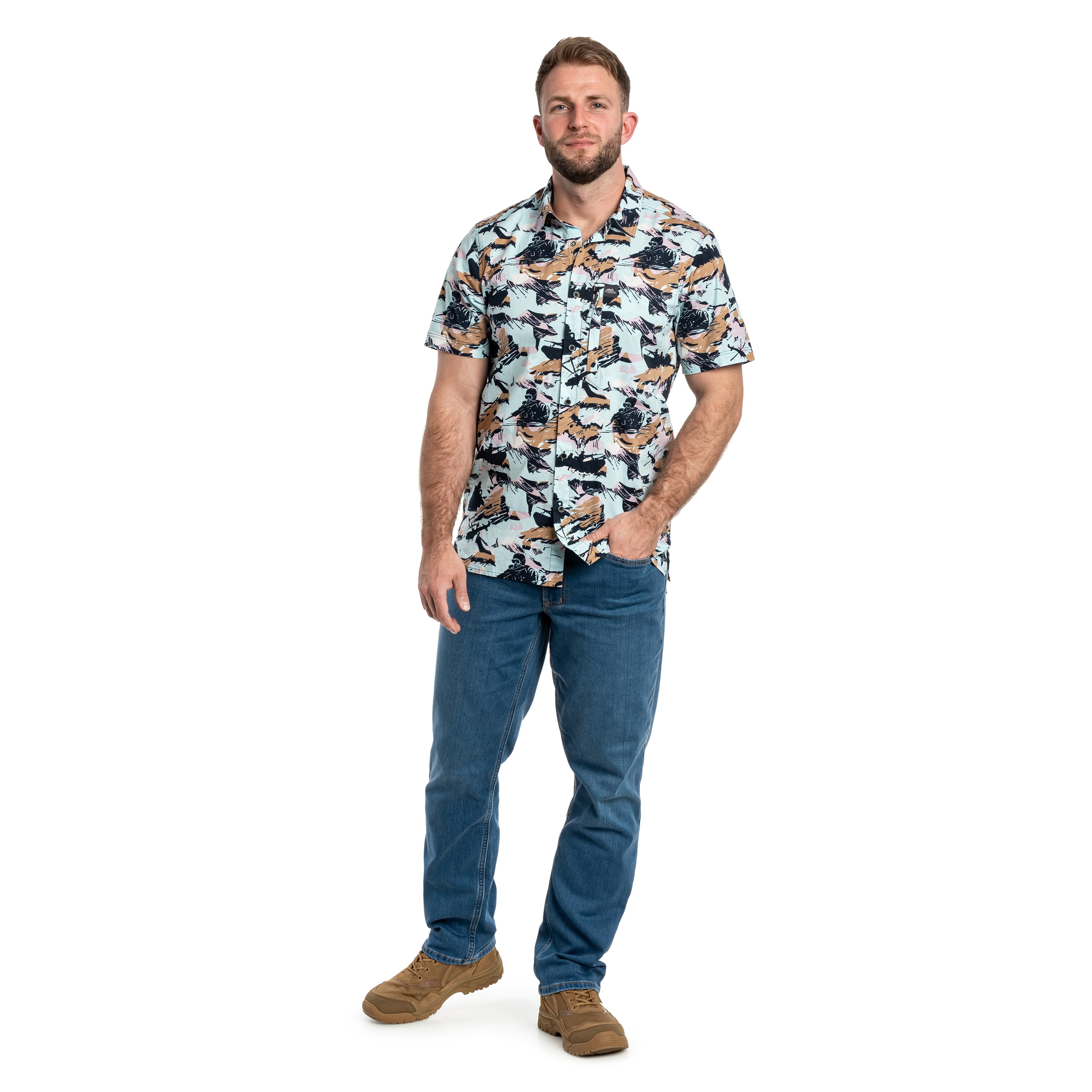 Helikon Tactical Hawaiian Short Sleeve Shirt - Pacific