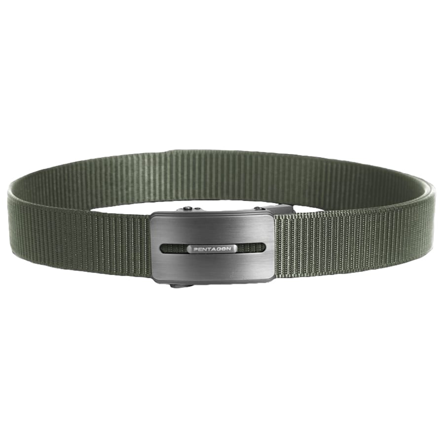 Pentagon Regal Belt 35 mm - Steel/Olive Green