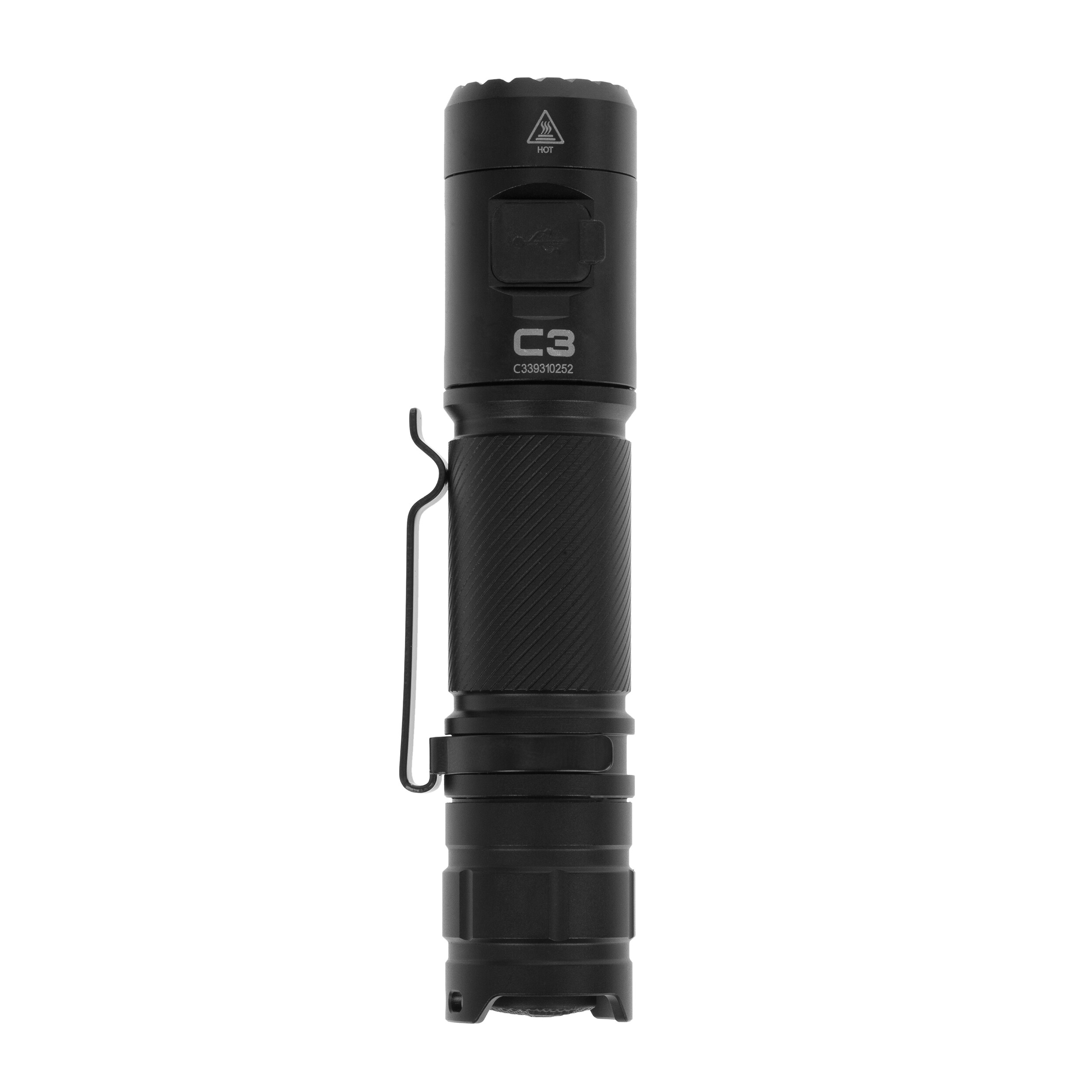 Wuben C3 Black Flashlight - 1200 lumens