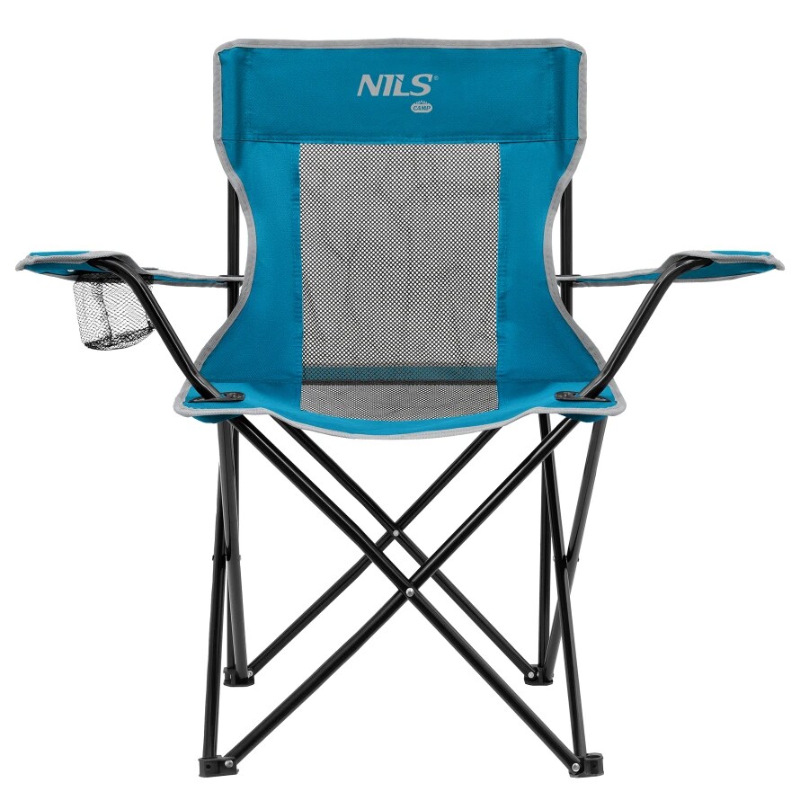 Nils Camp NC3302 Travel Chair - Blue/Grey
