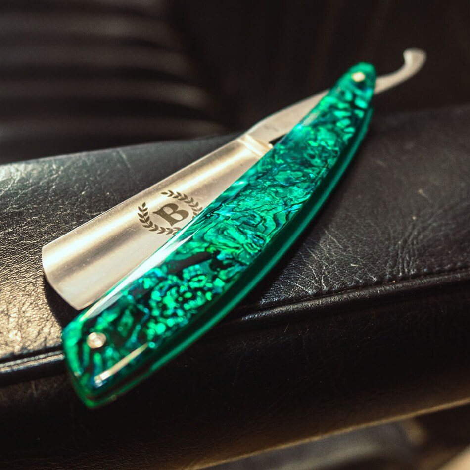 Boker Solingen Abalone Razor - Green