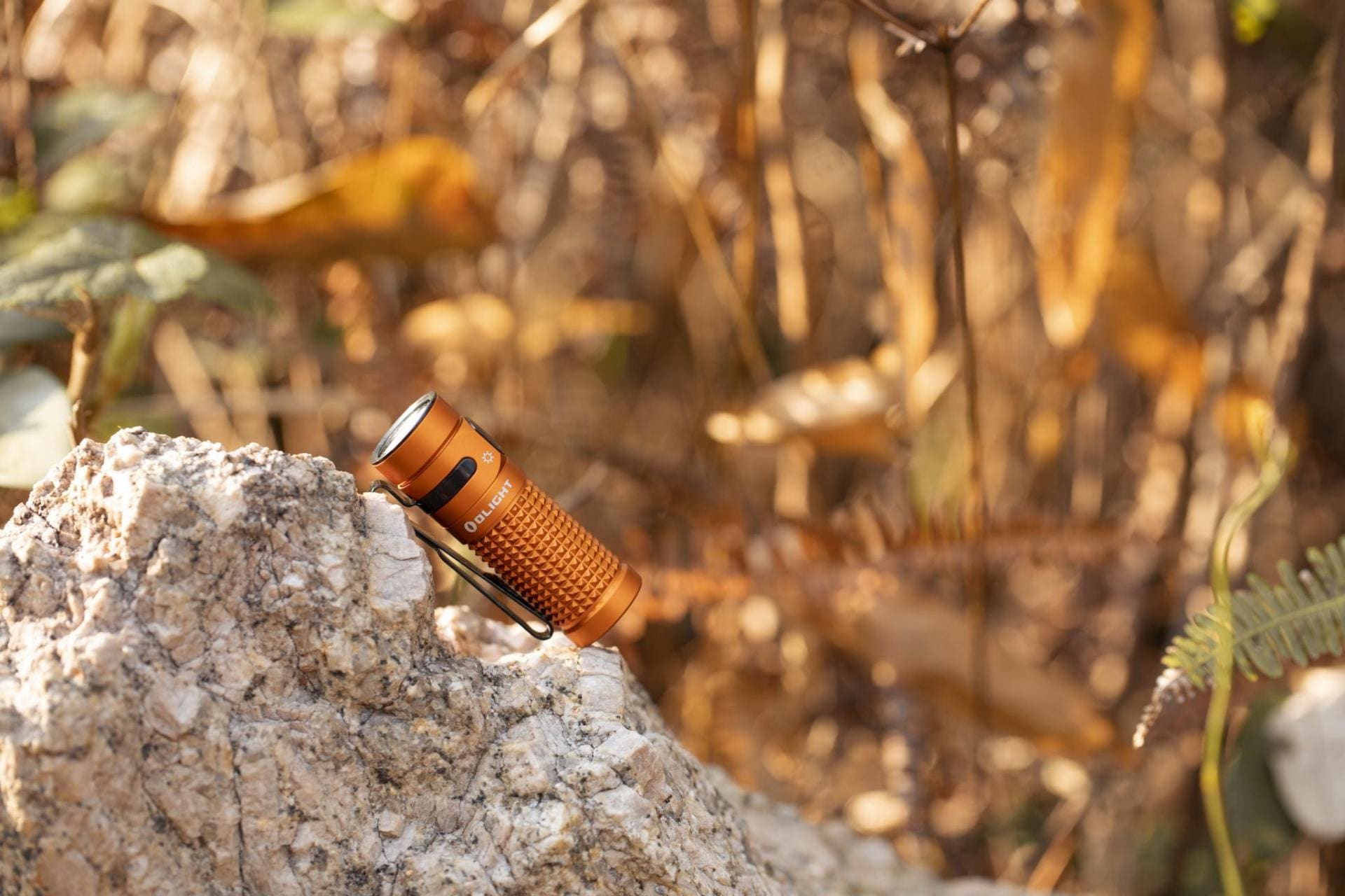 Olight Baton 4 Orange Rechargeable Flashlight - 1300 lumens