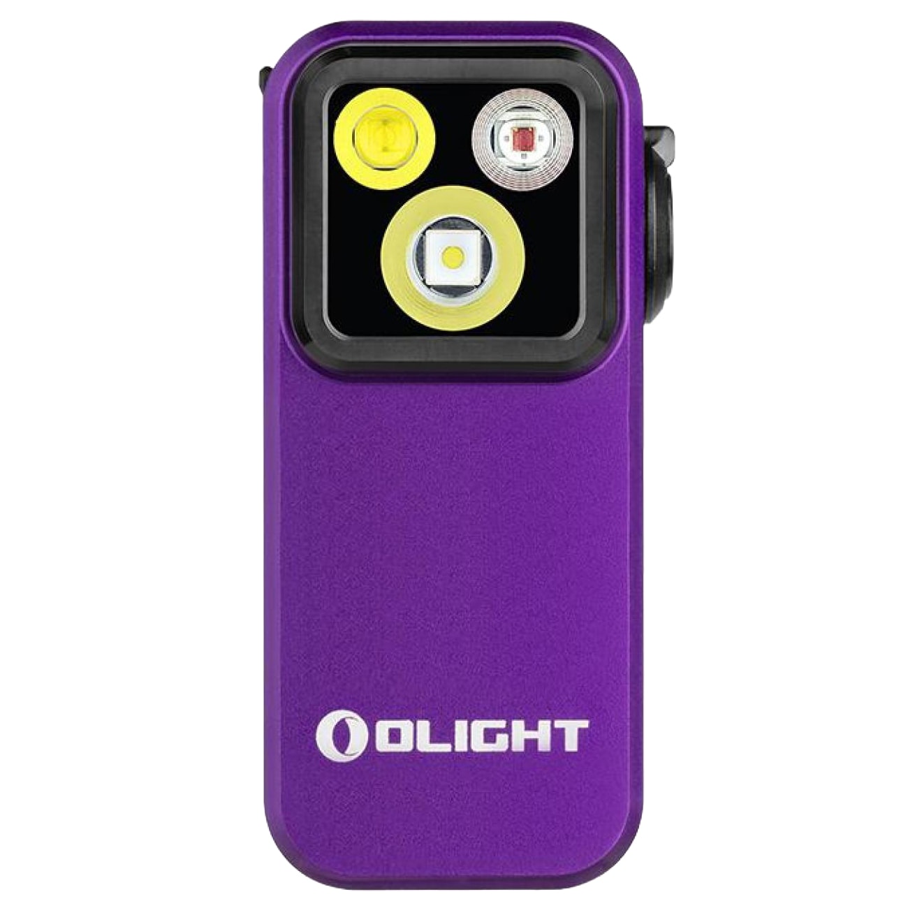 Olight Oclip Pro Purple Rechargeable Flashlight - 500 lumens