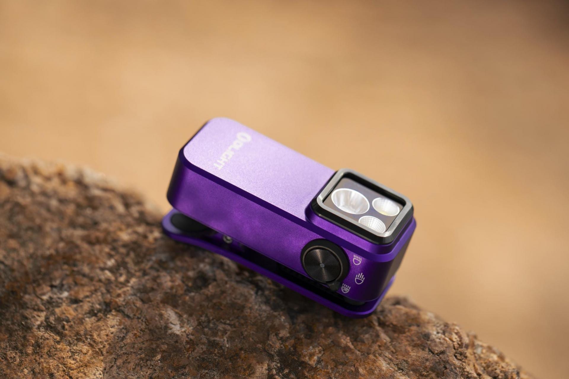 Olight Oclip Pro Purple Rechargeable Flashlight - 500 lumens