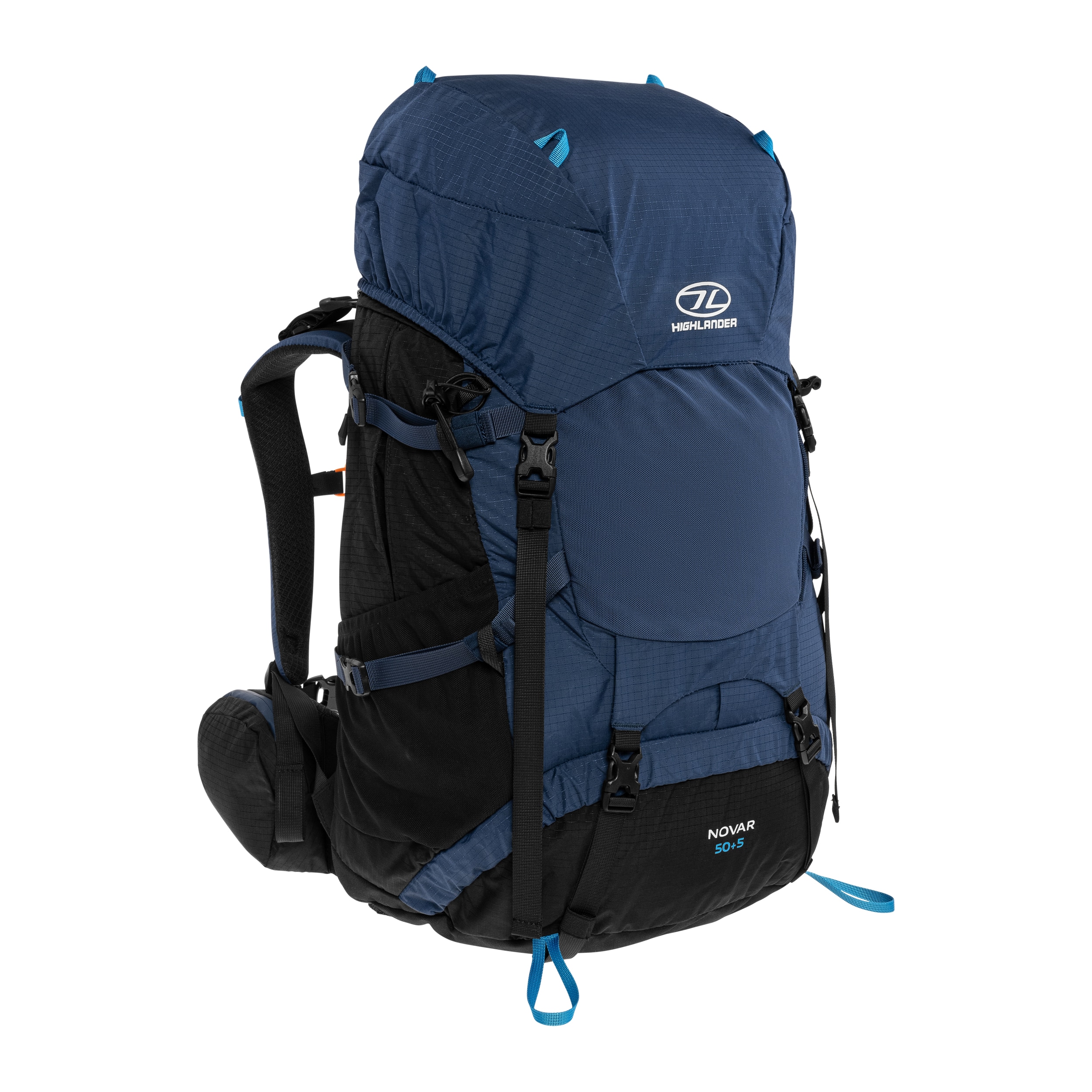 Highlander Outdoor Novar 50+5 l Backpack - Navy Blue