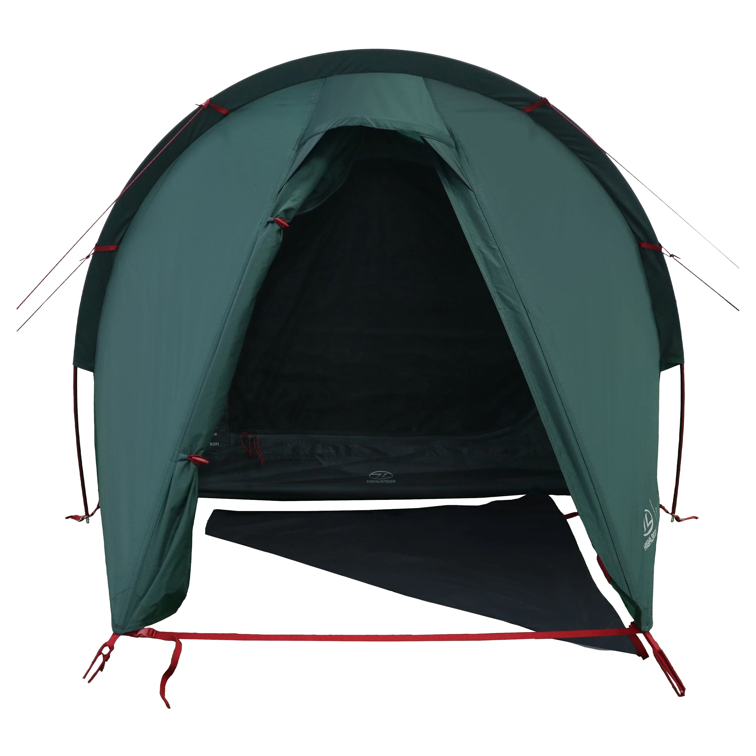 Highlander Outdoor Respite 1-person Tunnel Tent - Pine Green