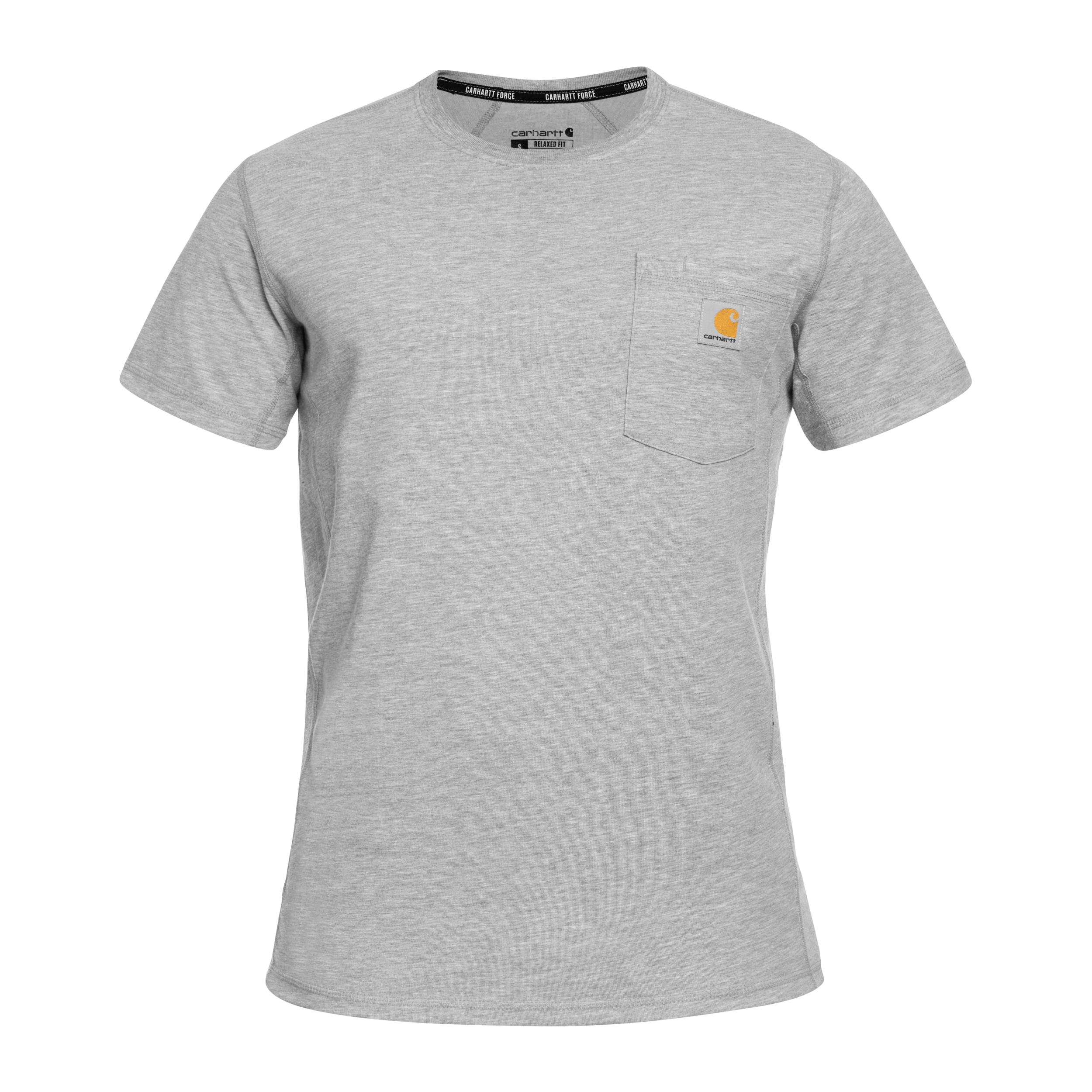 Carhartt Force Midweight S/S Pocket T-shirt - Heather Grey