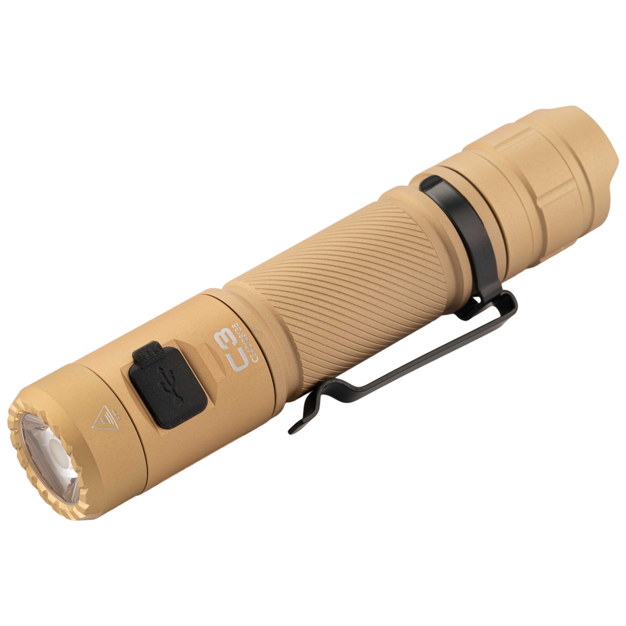 Wuben C3 Khaki Flashlight - 1200 lumens