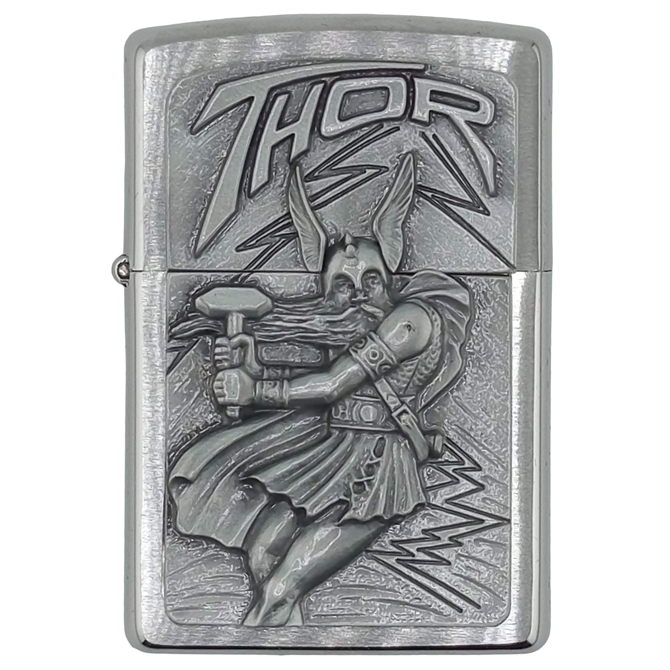 Zippo Thor Emblem Gasoline Lighter