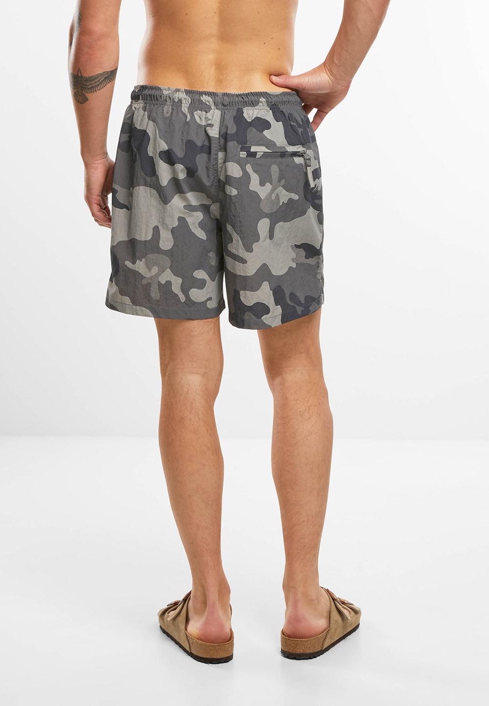 Brandit Swimshorts Basic - Grey Camo