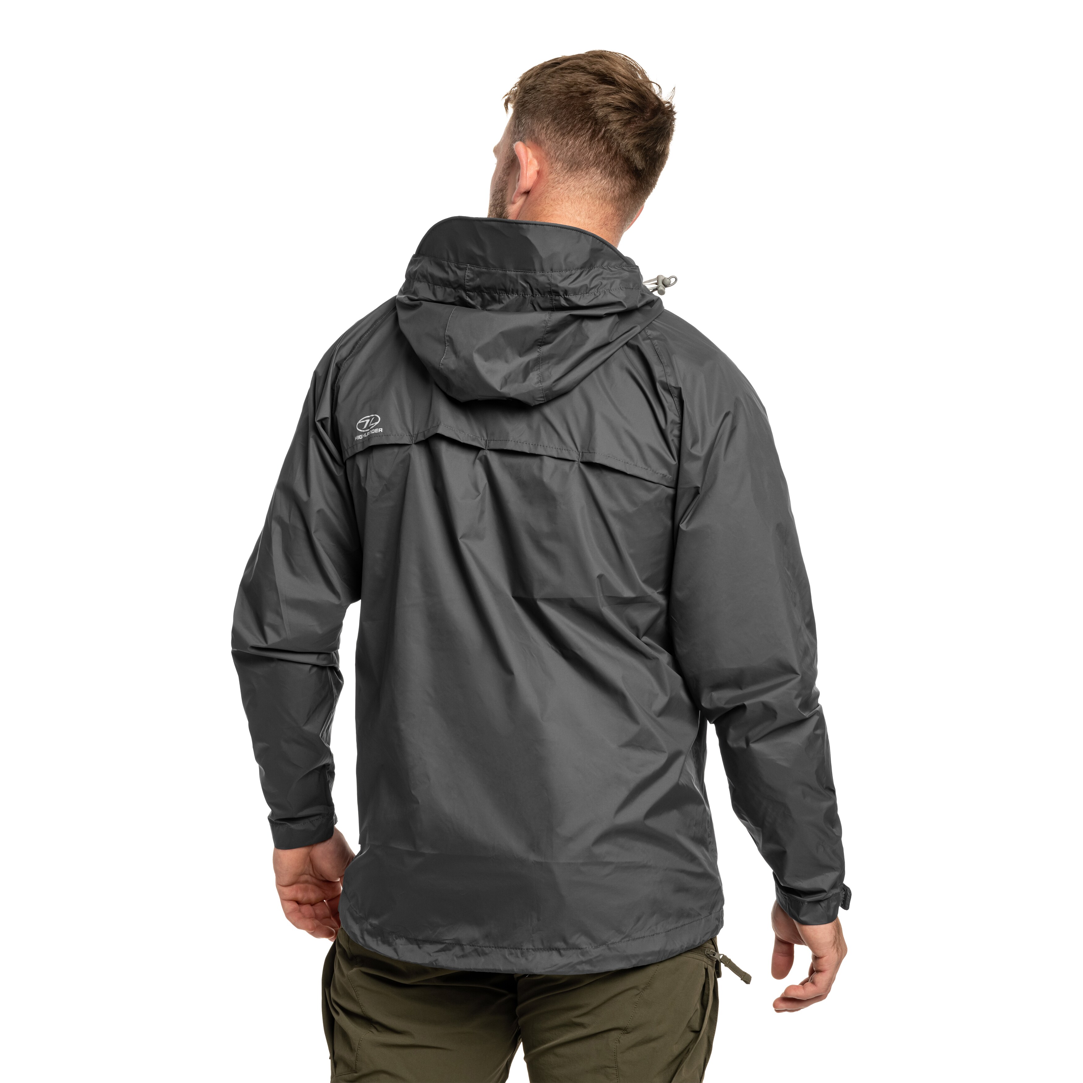 Highlander Outdoor Stow & Go Pack Away V2 Jacket - Dark Grey