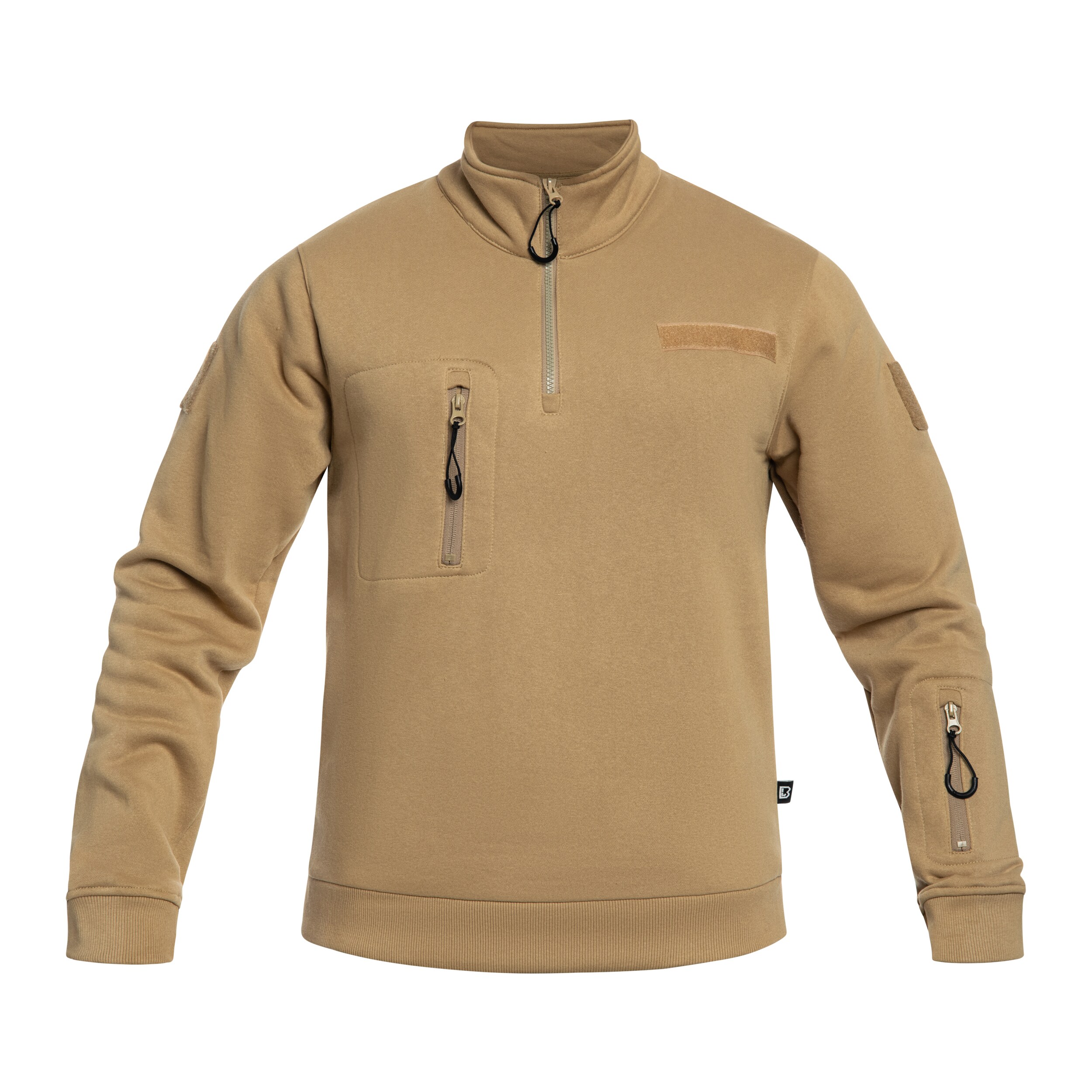 Brandit Tactical Sweat Troyer Sweatshirt - Coyote