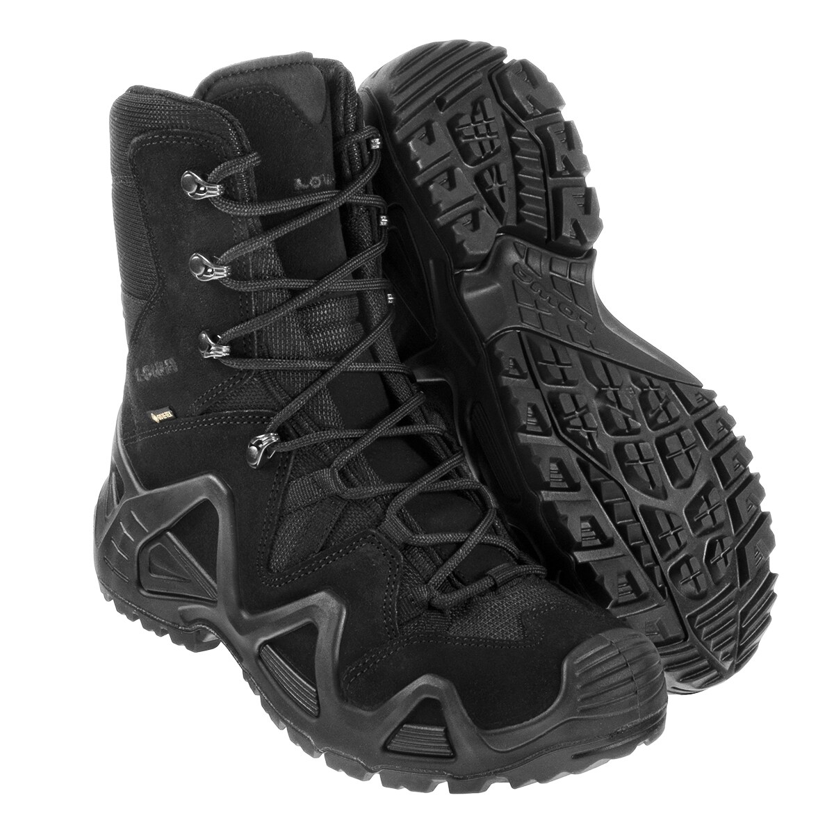 Zephyr GTX HI TF Black Boots + Care Set Lowa for footwear cleaning - set