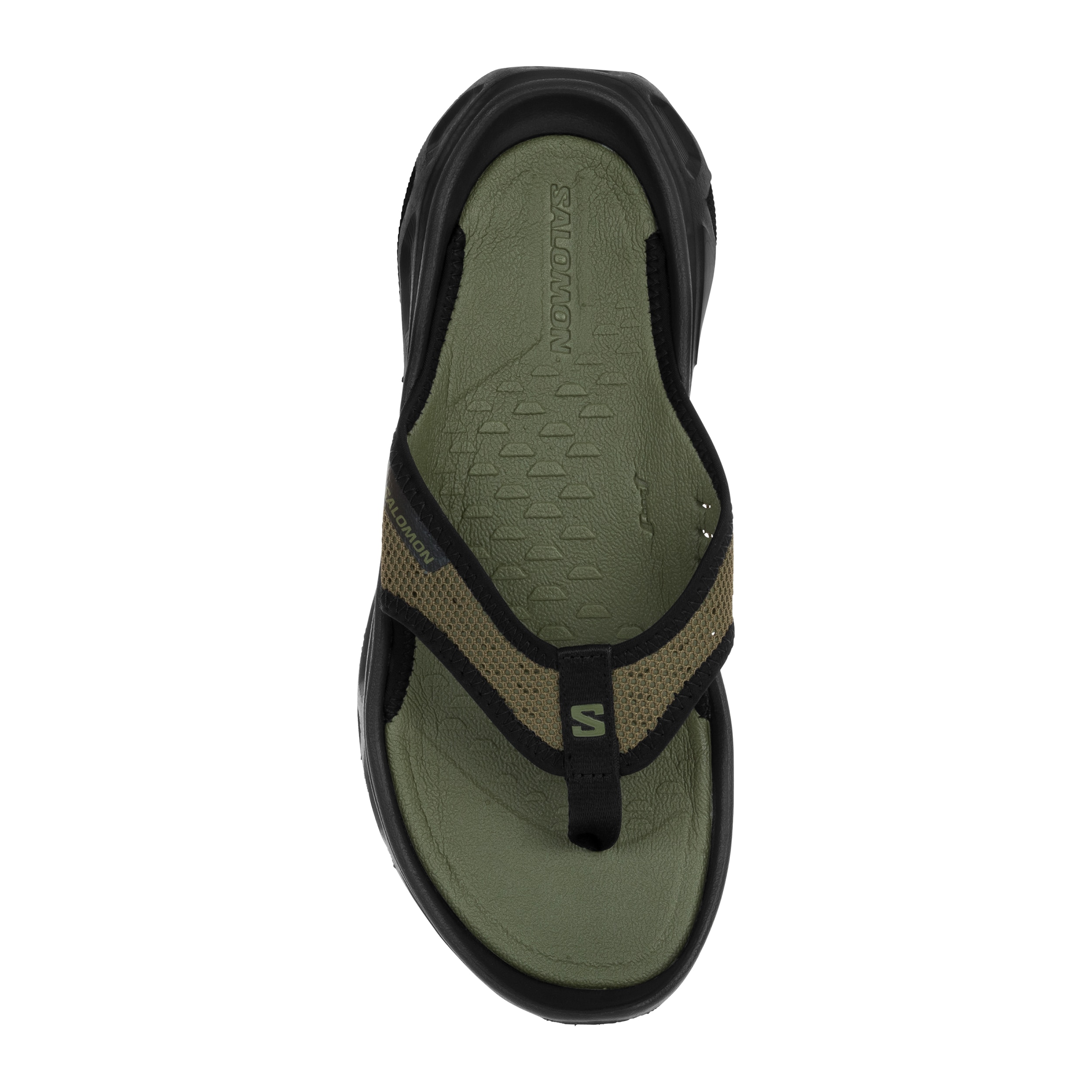 Salomon RX Break Forces Flip-Flops - Black/Olive