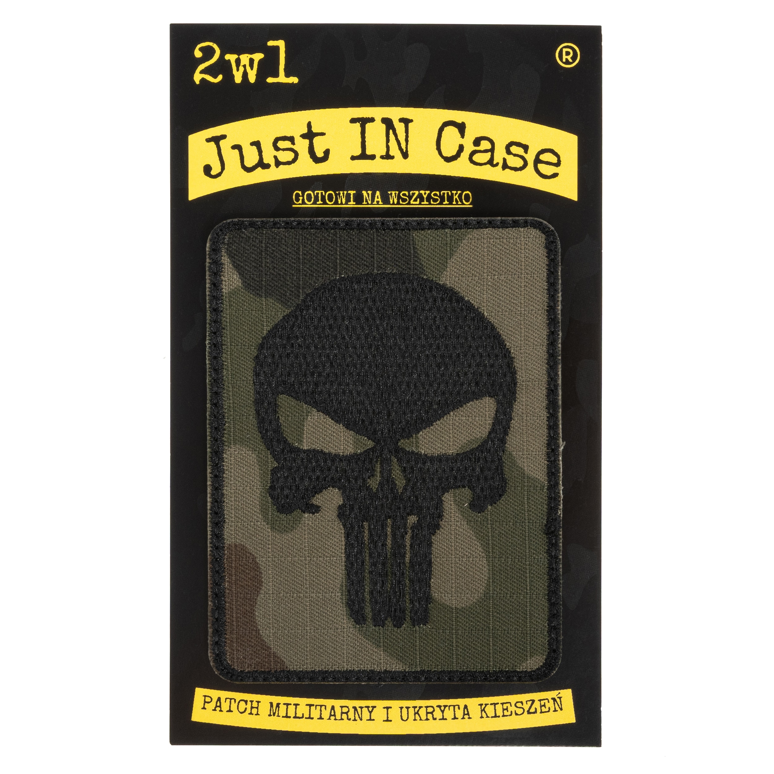 Punisher Patch 76 x 11 mm - Black