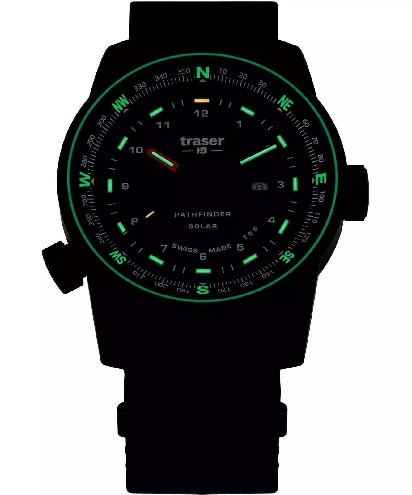 Traser P68 Pathfinder Solar TS Watch - Black