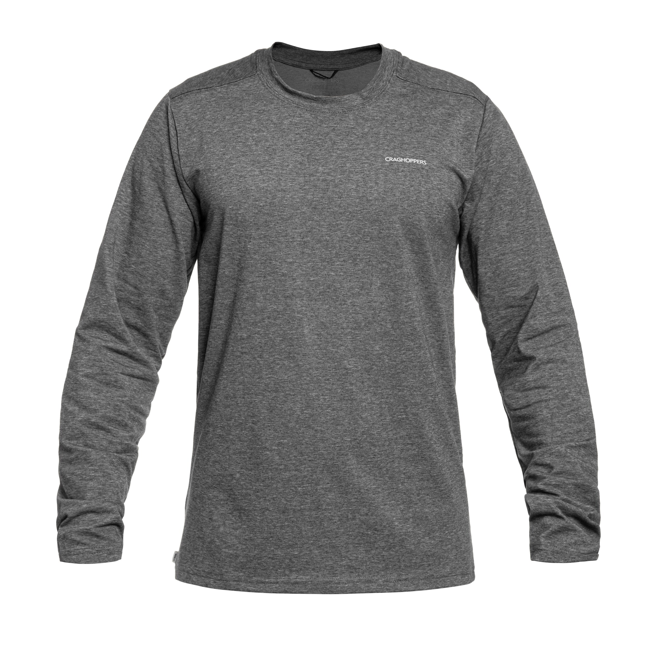 Craghoppers NosiLife Abel Long Sleeve Shirt - Black Pepper Marl