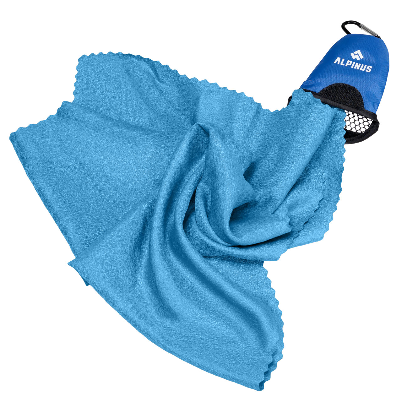 Alpinus Hum Quick-Drying Towel 40 x 80 cm - Blue