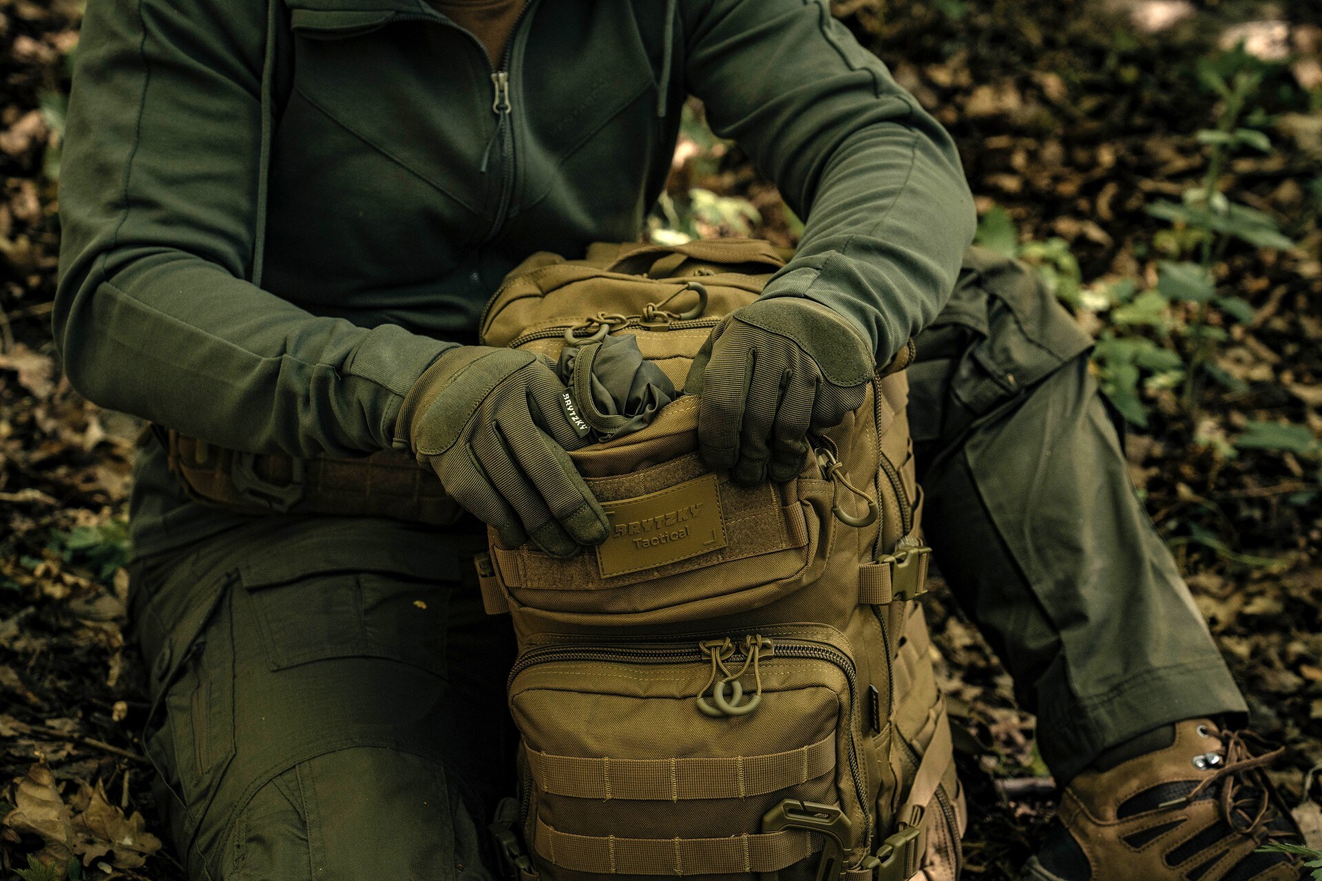 Brytzky Tactical Polygon Large Backpack 36 l - Coyote