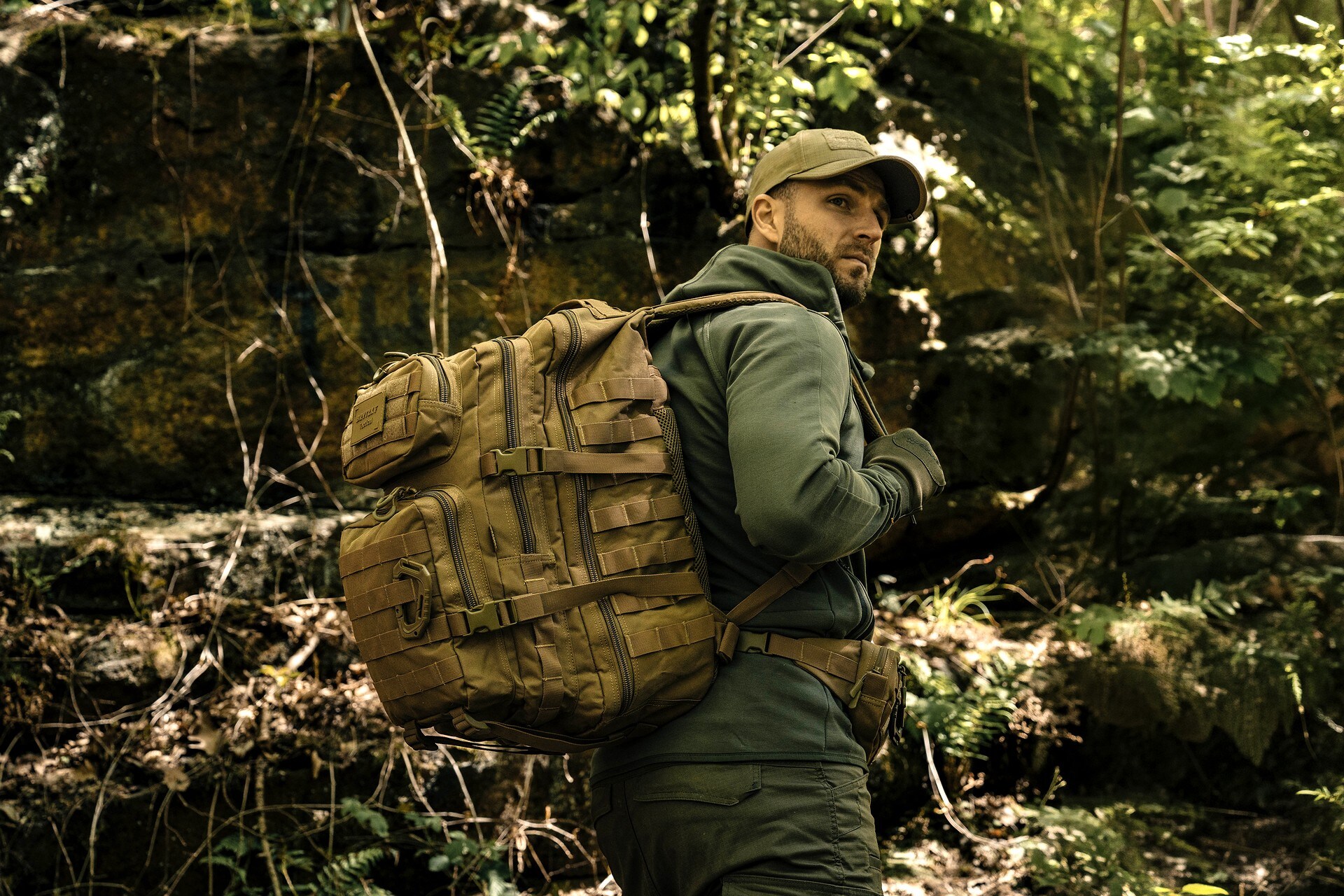 Brytzky Tactical Polygon Large Backpack 36 l - Coyote