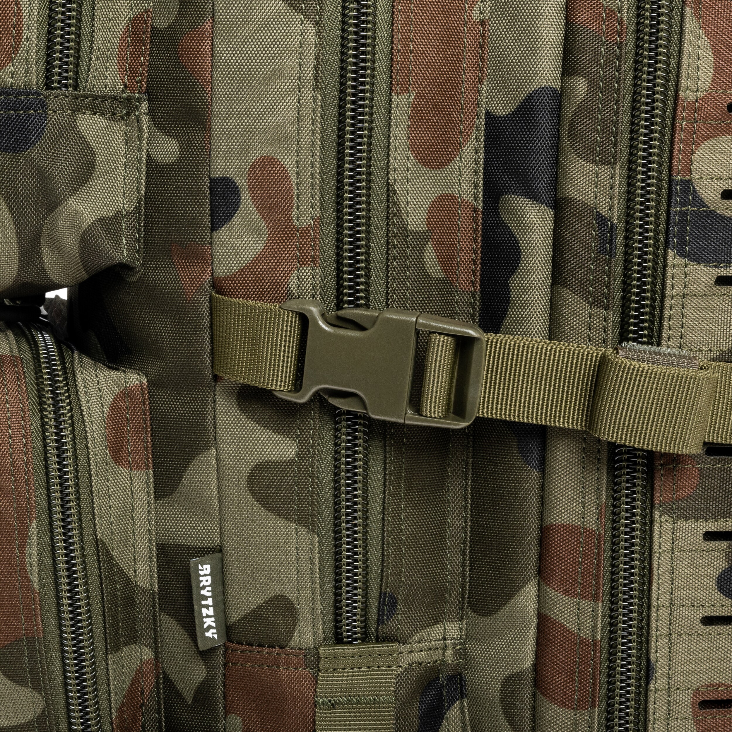 Brytzky Tactical Polygon Large Laser Cut Backpack 36 l - wz.93 Pantera PL Woodland