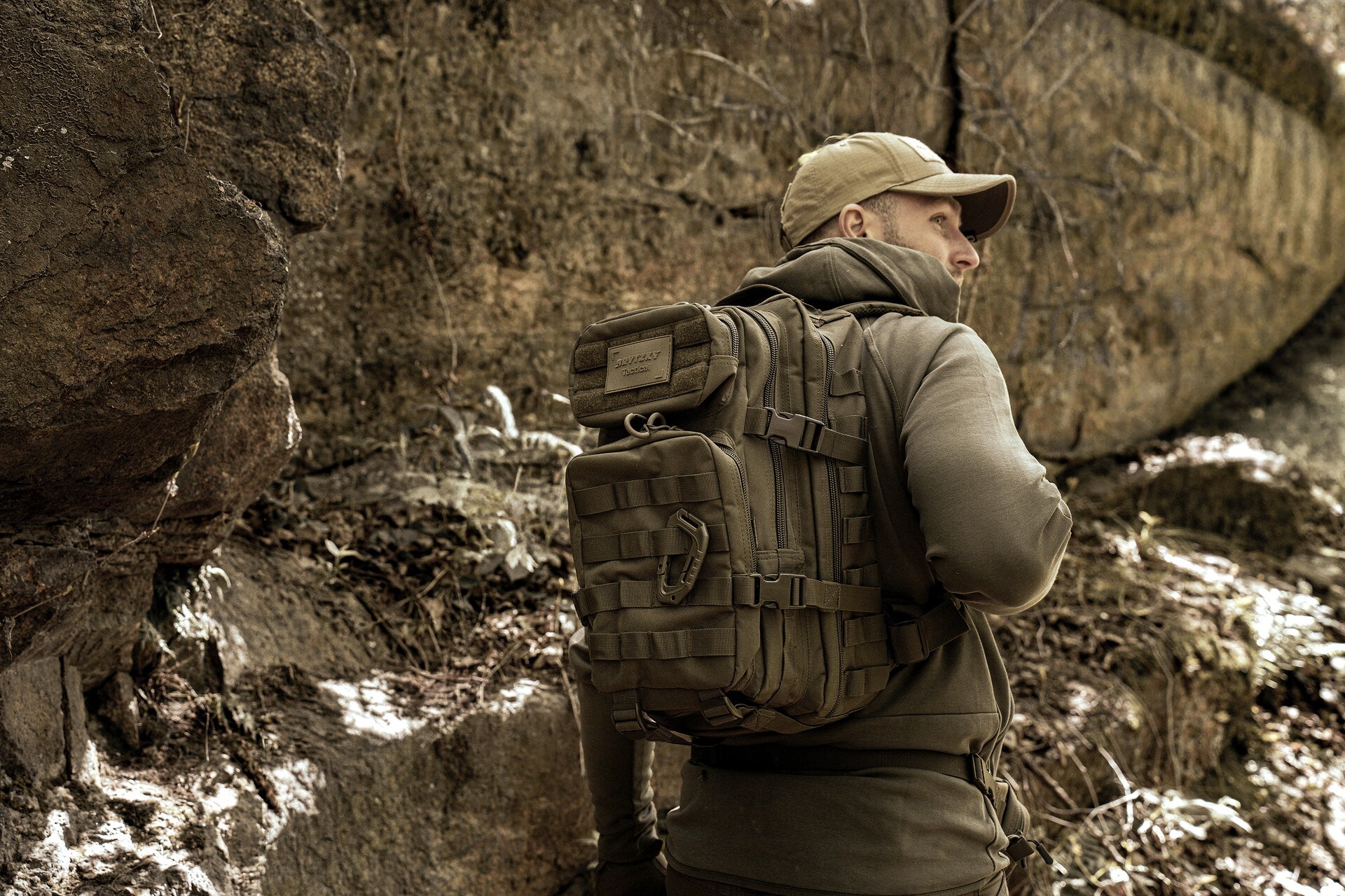 Brytzky Tactical Polygon Small Backpack 20 l - Olive