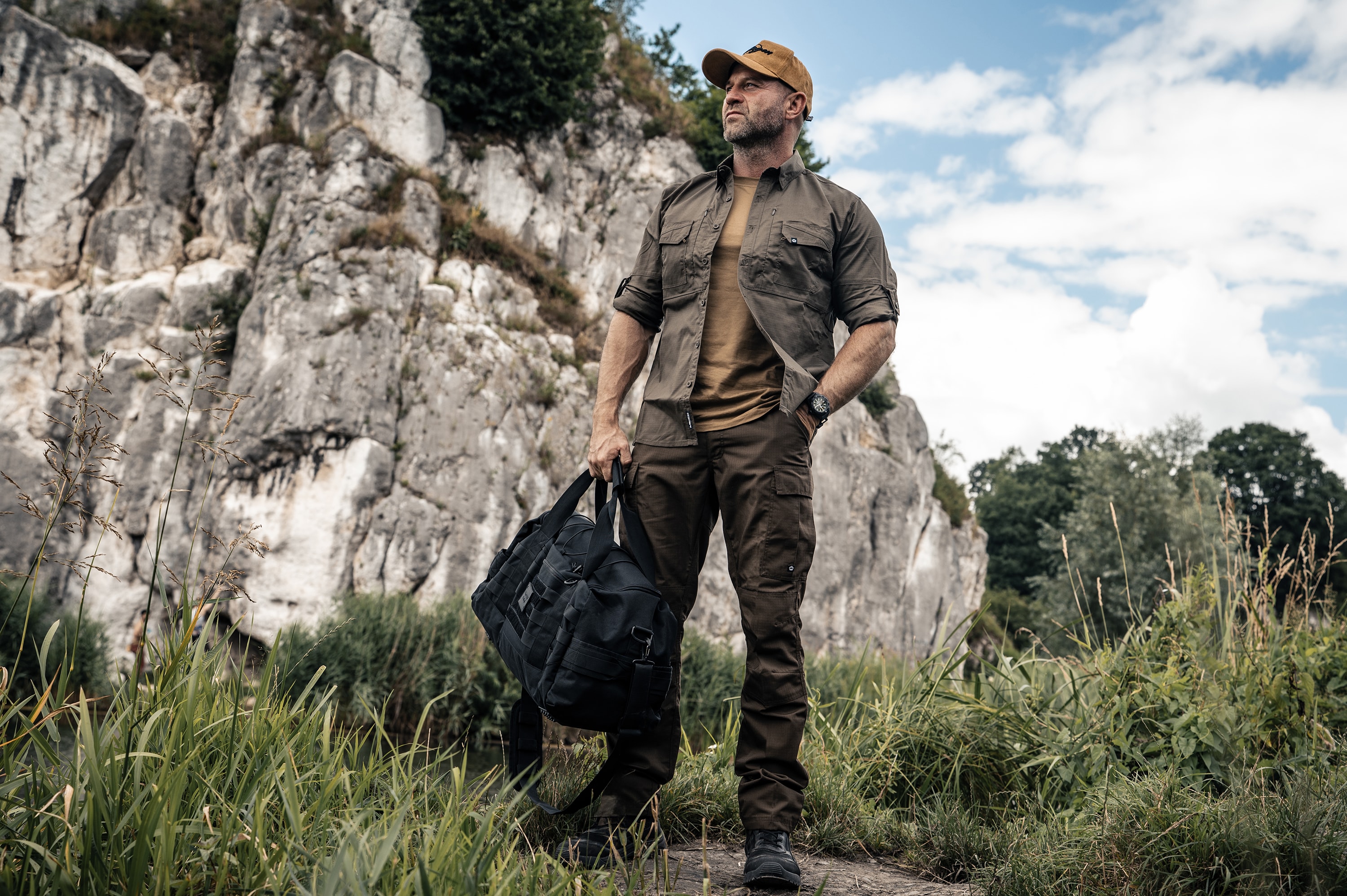 Brytzky Tactical Fortbag Bag 50 l - Black