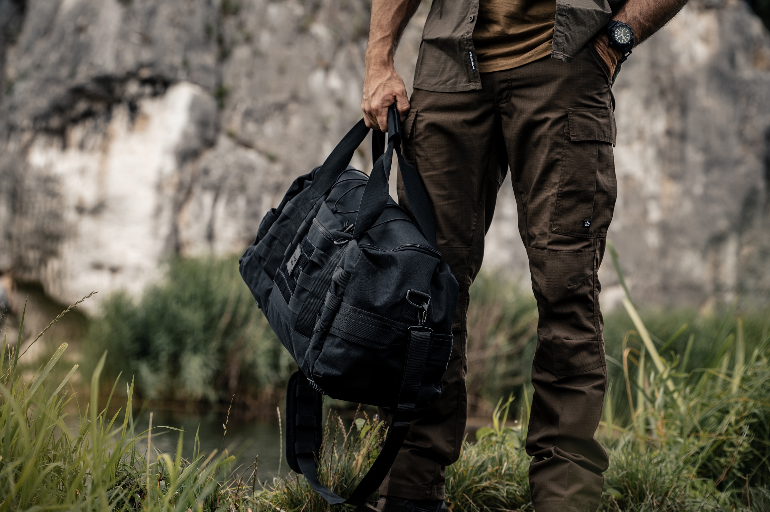 Brytzky Tactical Fortbag Bag 50 l - Black