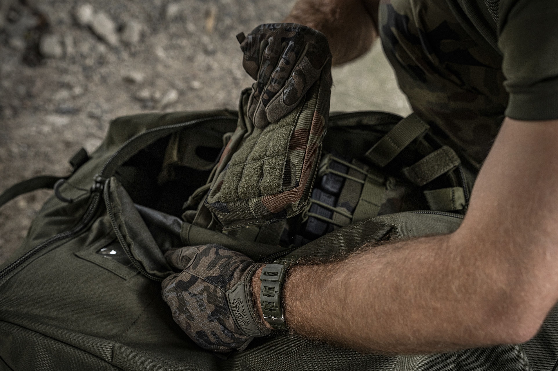 Brytzky Tactical Field Pouch Small - wz.93 Pantera PL Woodland