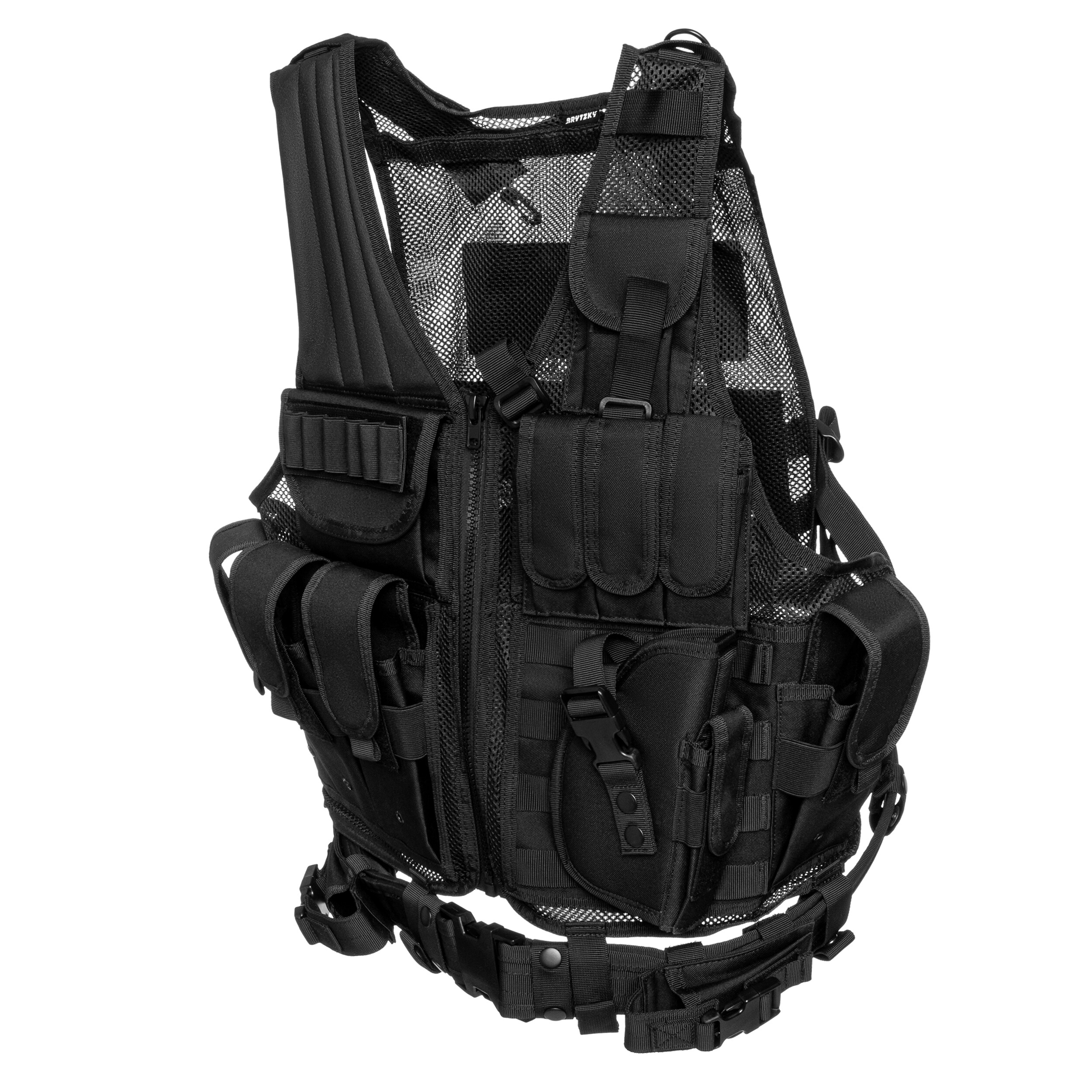 Brytzky Tactical Patrol Guard Vest - Black