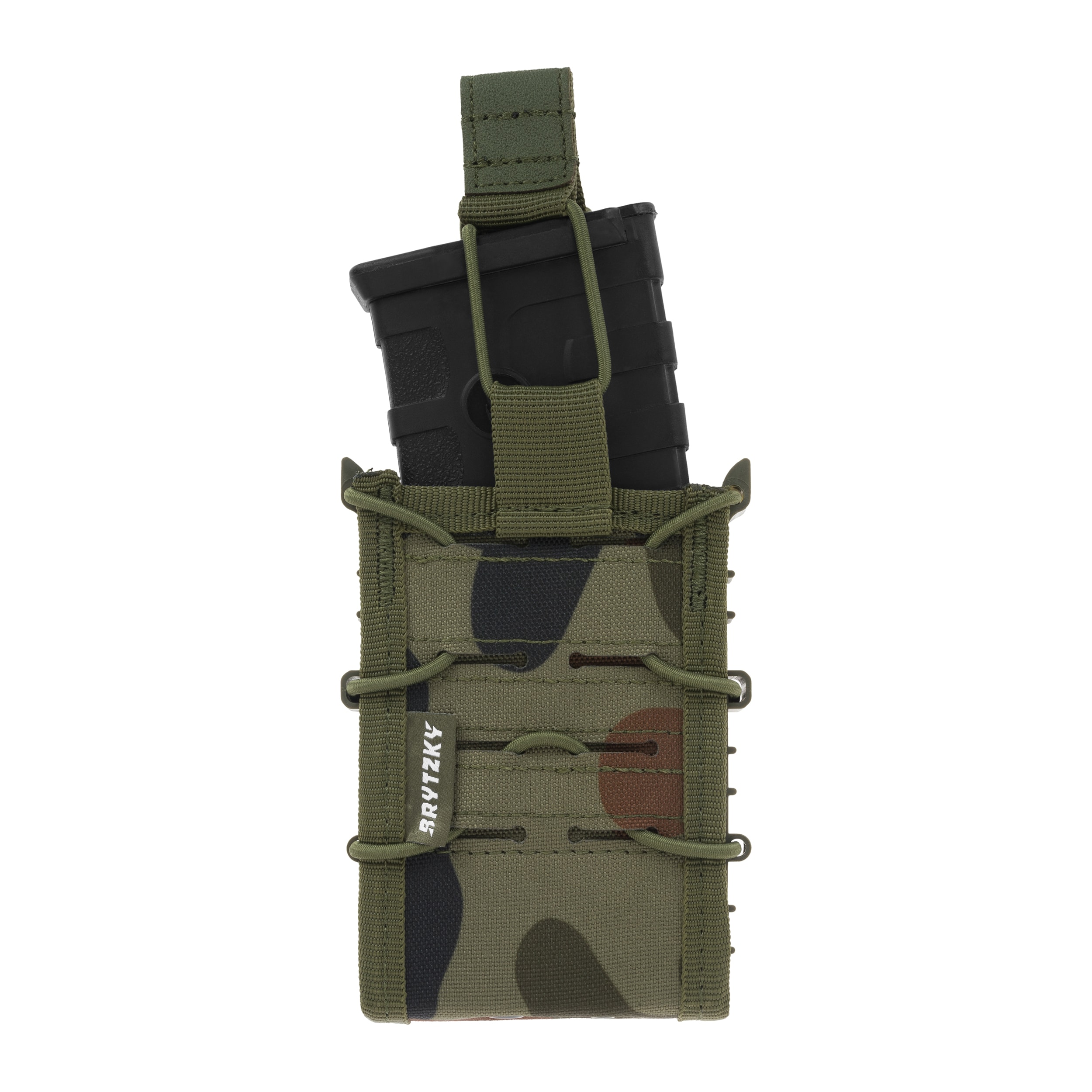 Brytzky Tactical Dutyslot Pouch for large magazine - wz.93 Pantera PL Woodland