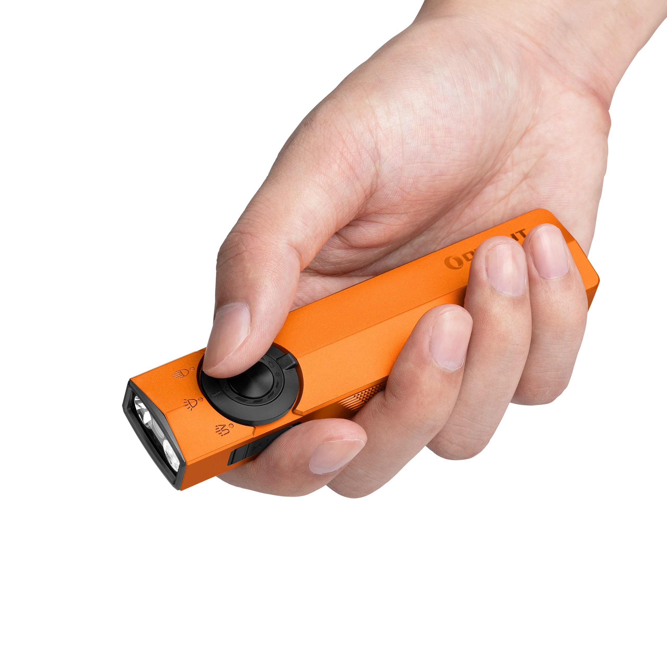 Olight ArkPro Class 1 Cool White Flashlight Orange - 1500 lumens
