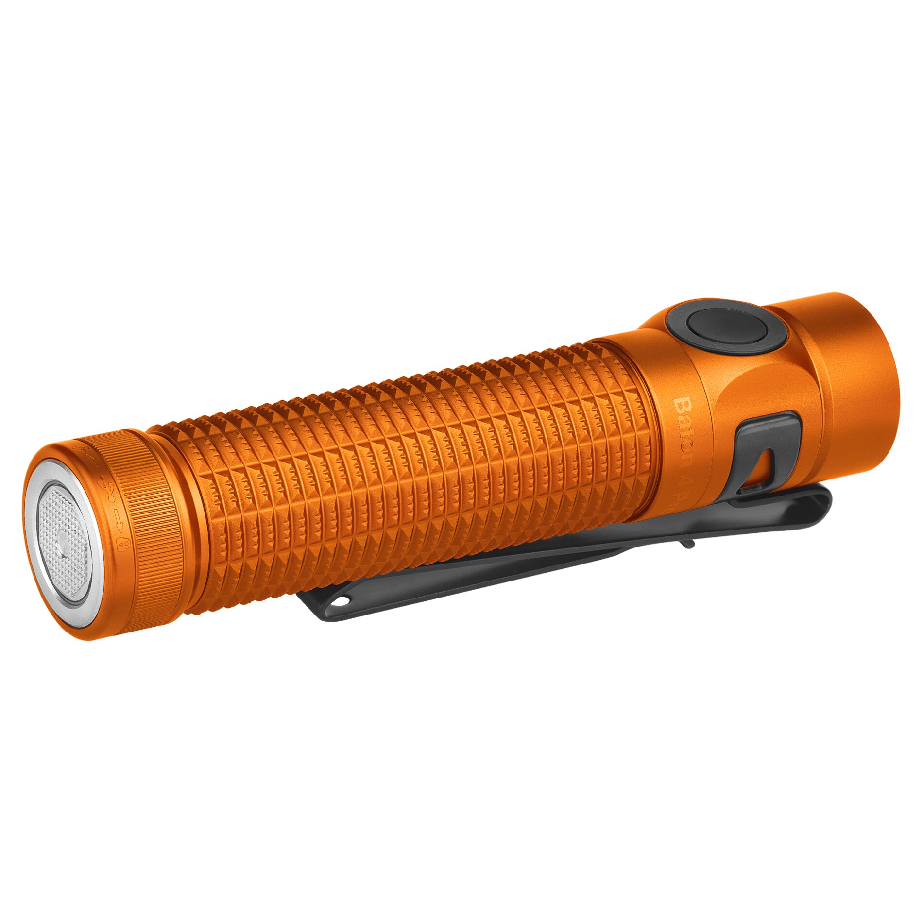 Olight Baton 4 Pro Flashlight Orange - 1600 lumens