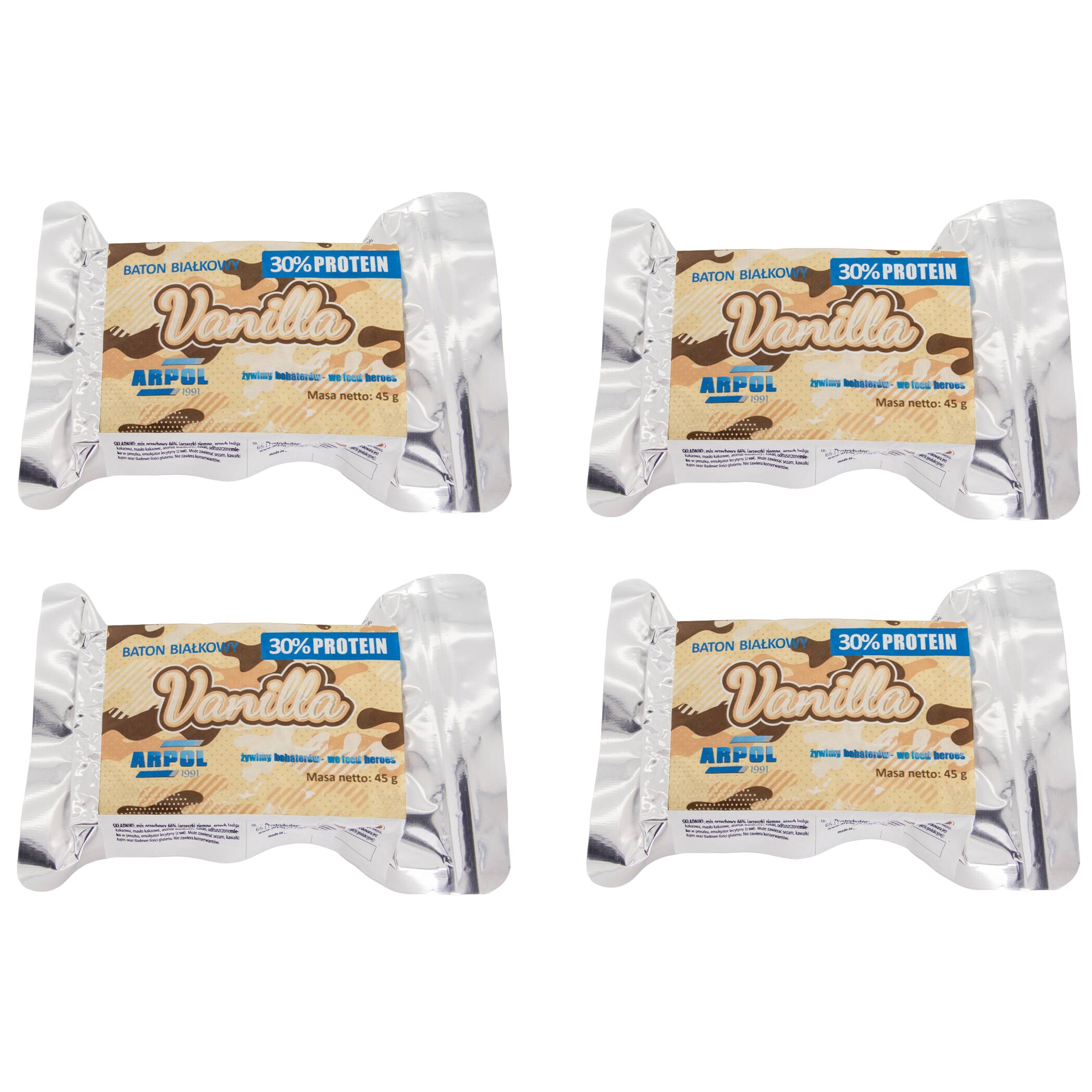 Arpol Protein Bar Vanilla 45 g - 4 pcs.