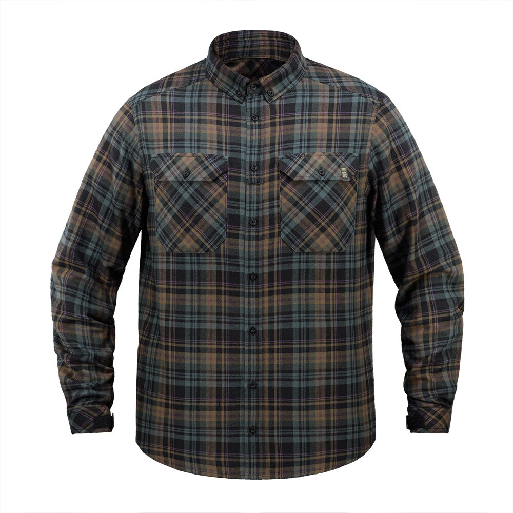 M-Tac Lumberjack Merino Cold Weather Shirt - Blue/Yellow