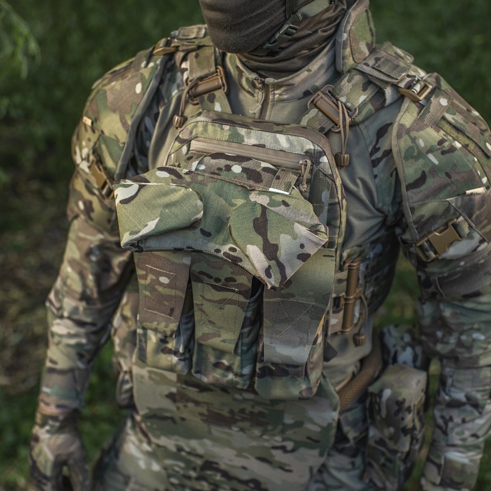 M-Tac Elite Gen.II Protective Gorget for ballistic inserts - MultiCam