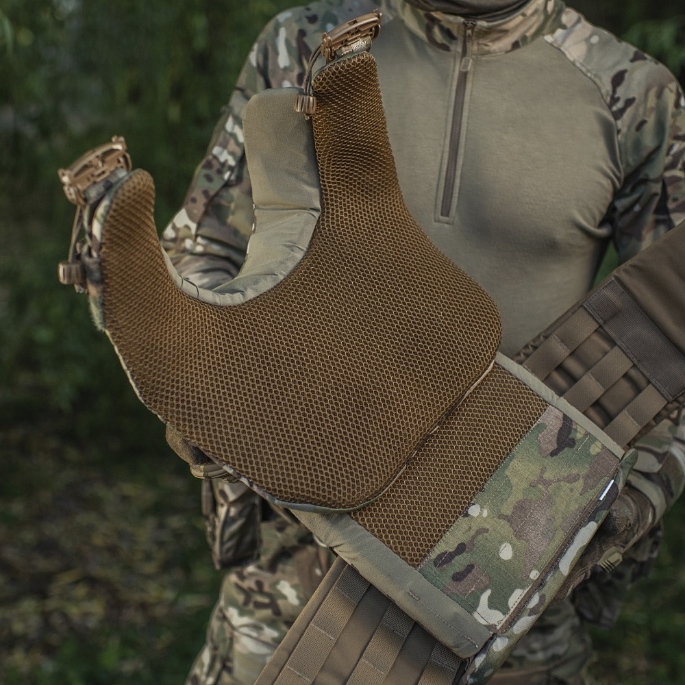 M-Tac Elite Gen.II Protective Gorget for ballistic inserts - MultiCam