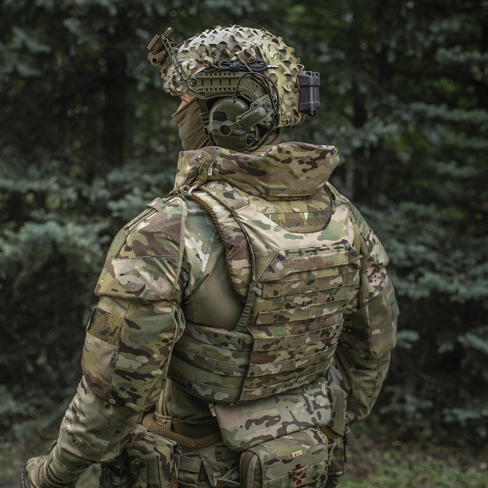 M-Tac Elite Protective Collar for ballistic inserts - MultiCam