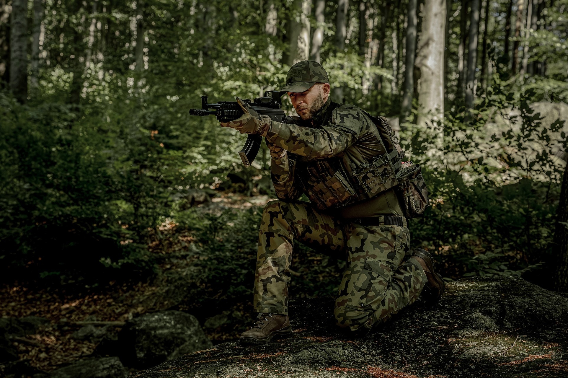 Mil-Tec Tactical Baseball Cap - wz.93 Pantera PL Woodland