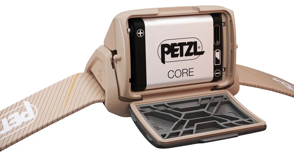 Petzl Tikka Core Brown Headlamp - 450 lumens