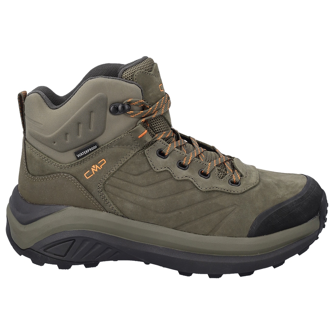 CMP Juukat Mid WP Shoes - Olive/Flame
