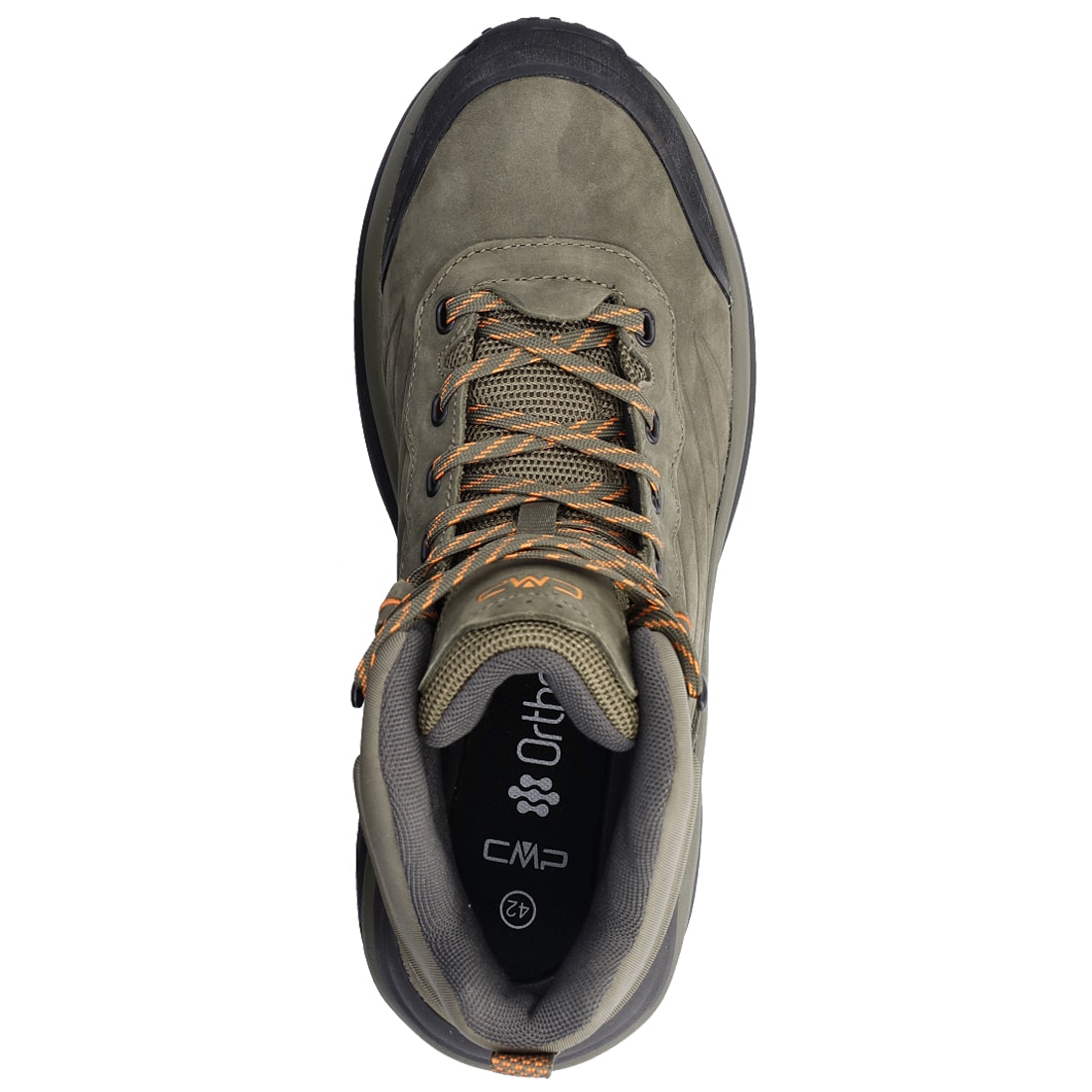 CMP Juukat Mid WP Shoes - Olive/Flame