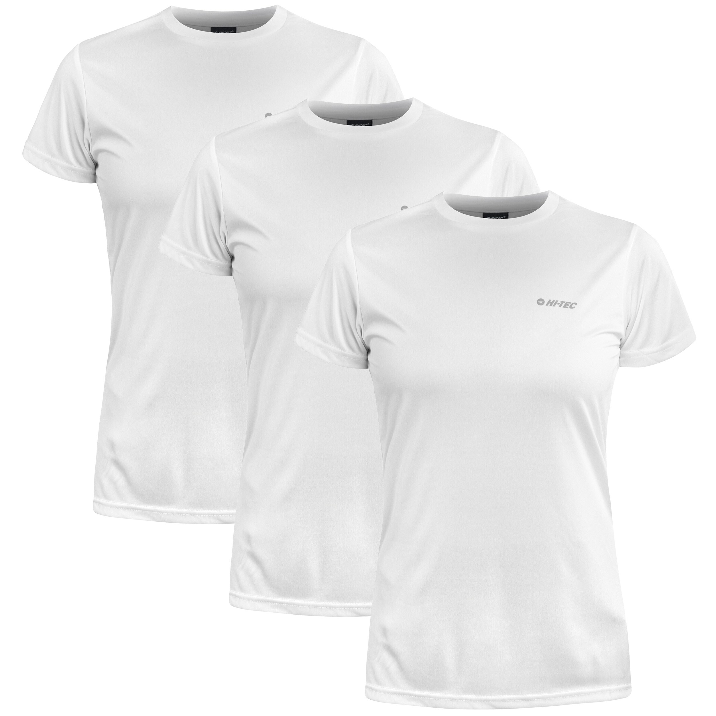 Hi-Tec Lady Sibic Women's Thermal T-Shirt White - 3 pcs.