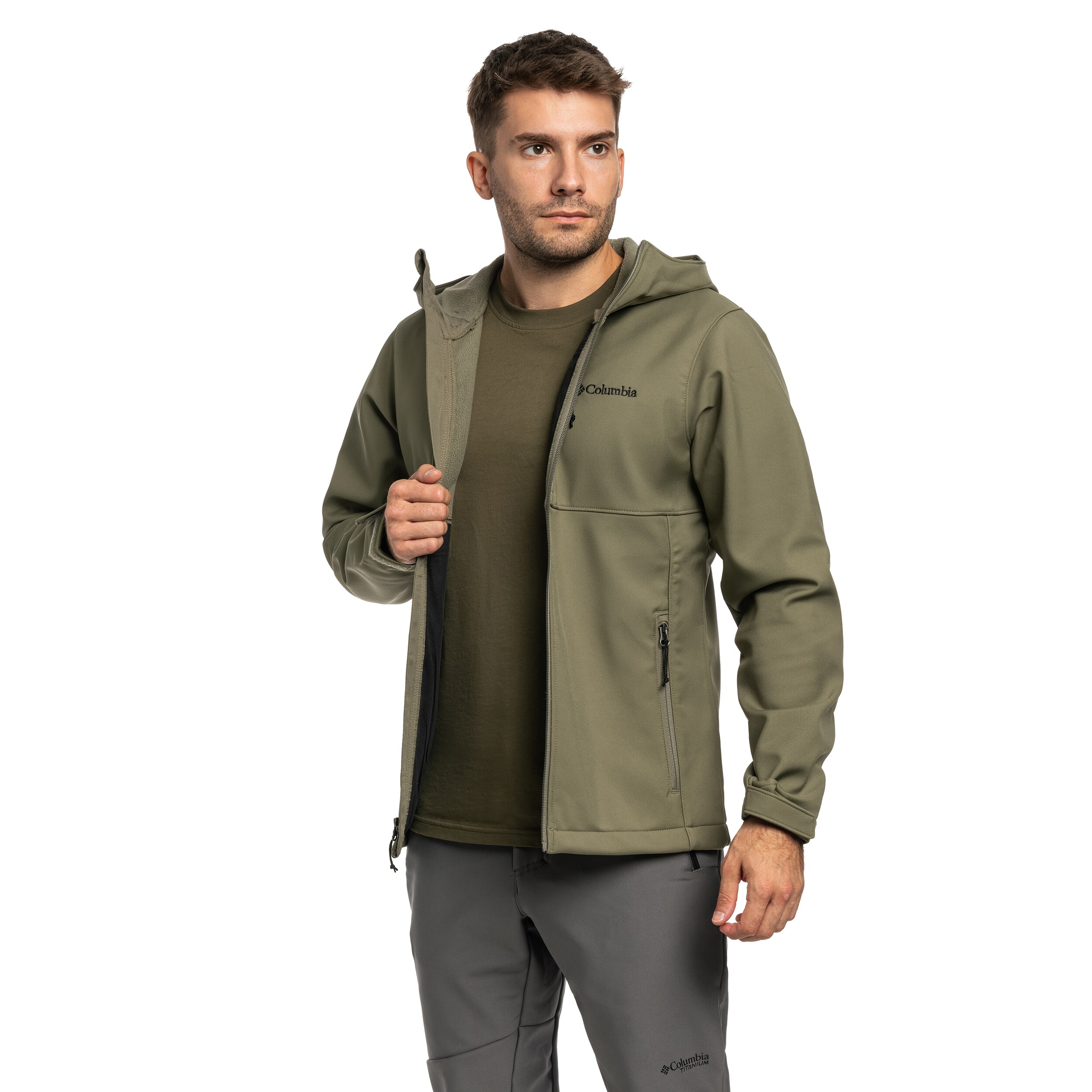 Columbia Ascender II Softshell Jacket - Stone Green