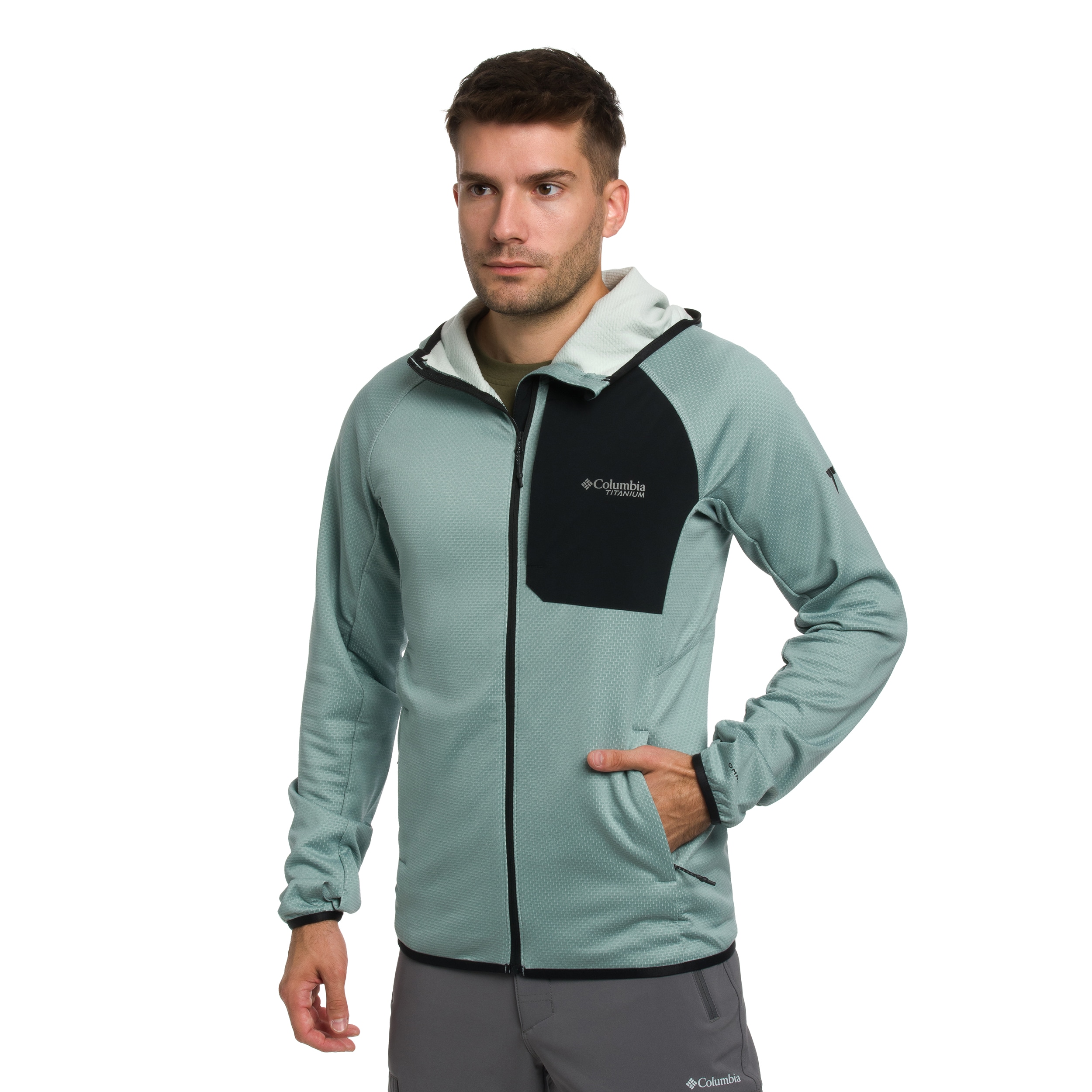 Columbia Triple Canyon II Hooded Sweatshirt - Crushed Blue/Black