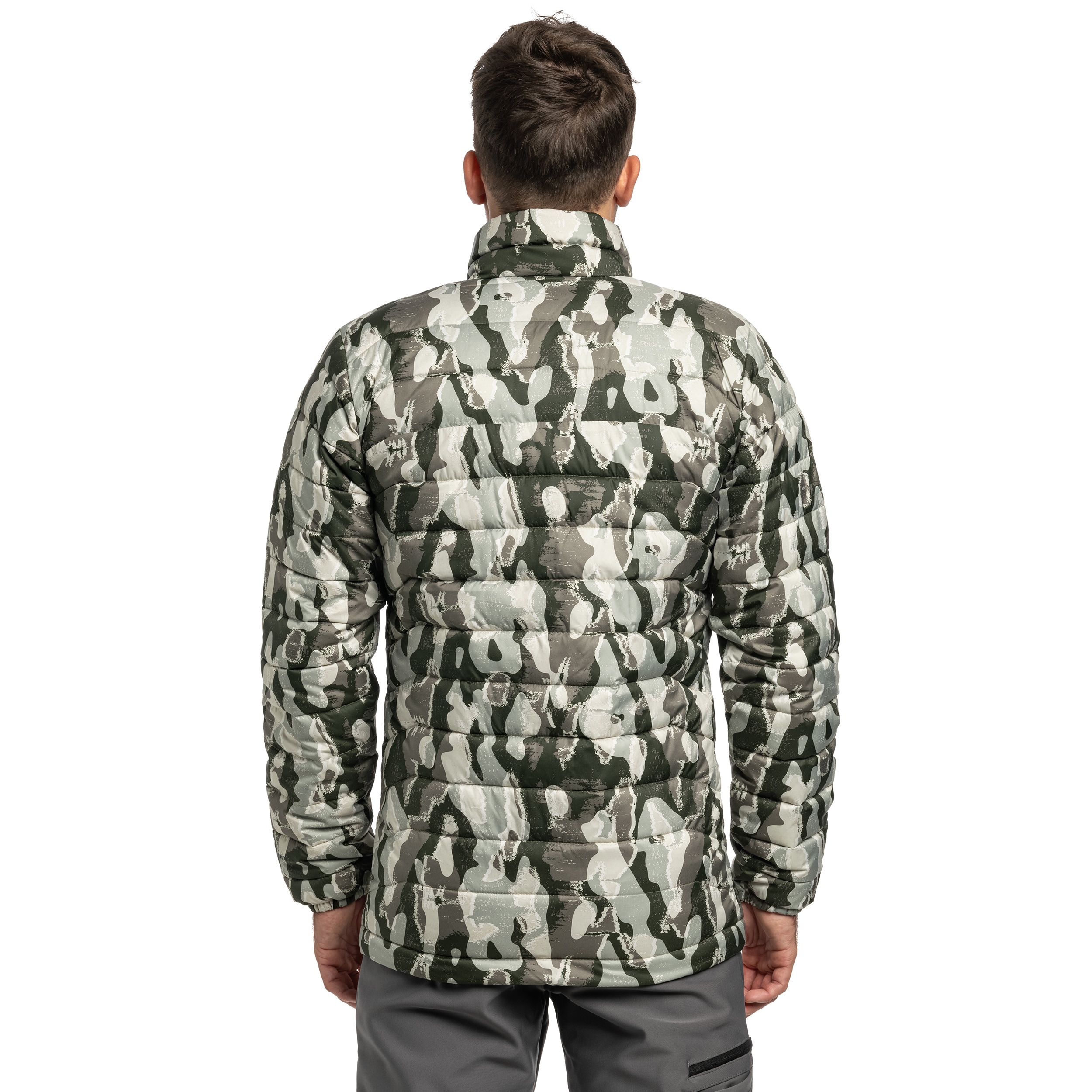 Columbia Powder Lite II Printed Jacket - Stone Green Treebark Print