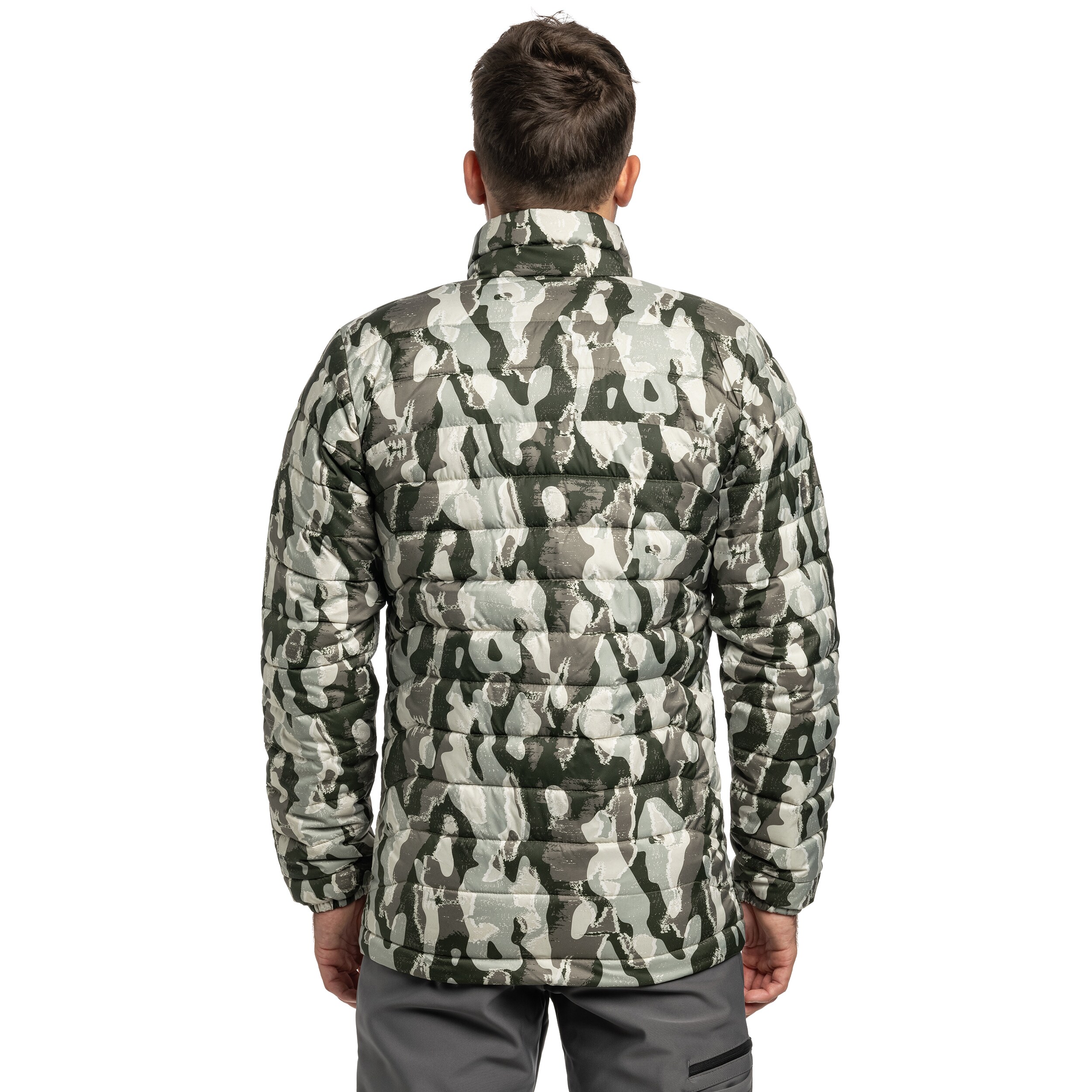 Columbia Powder Lite II Printed Jacket - Stone Green Treebark Print