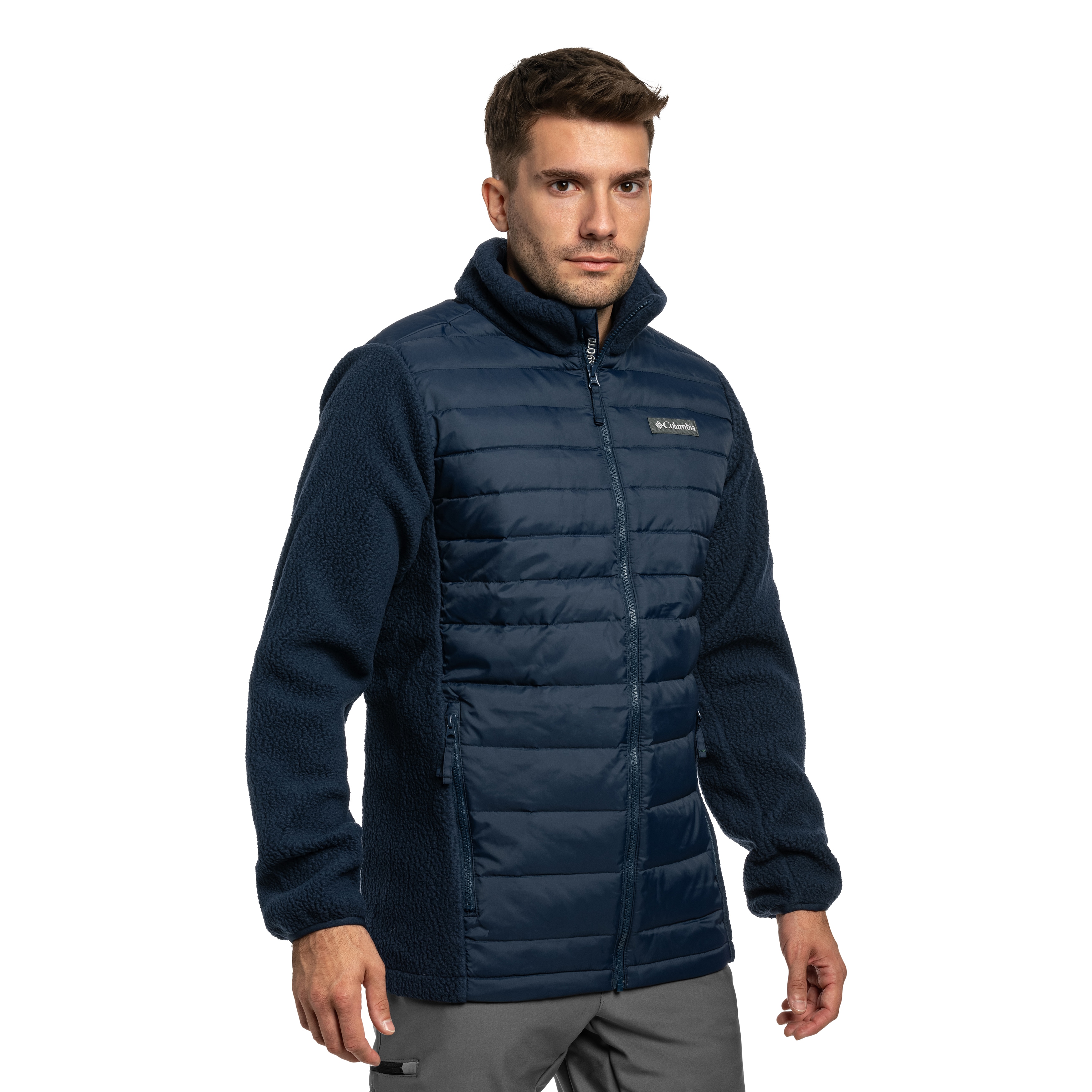 Columbia Juniper Peak Hybrid Down Jacket - Collegiate Navy