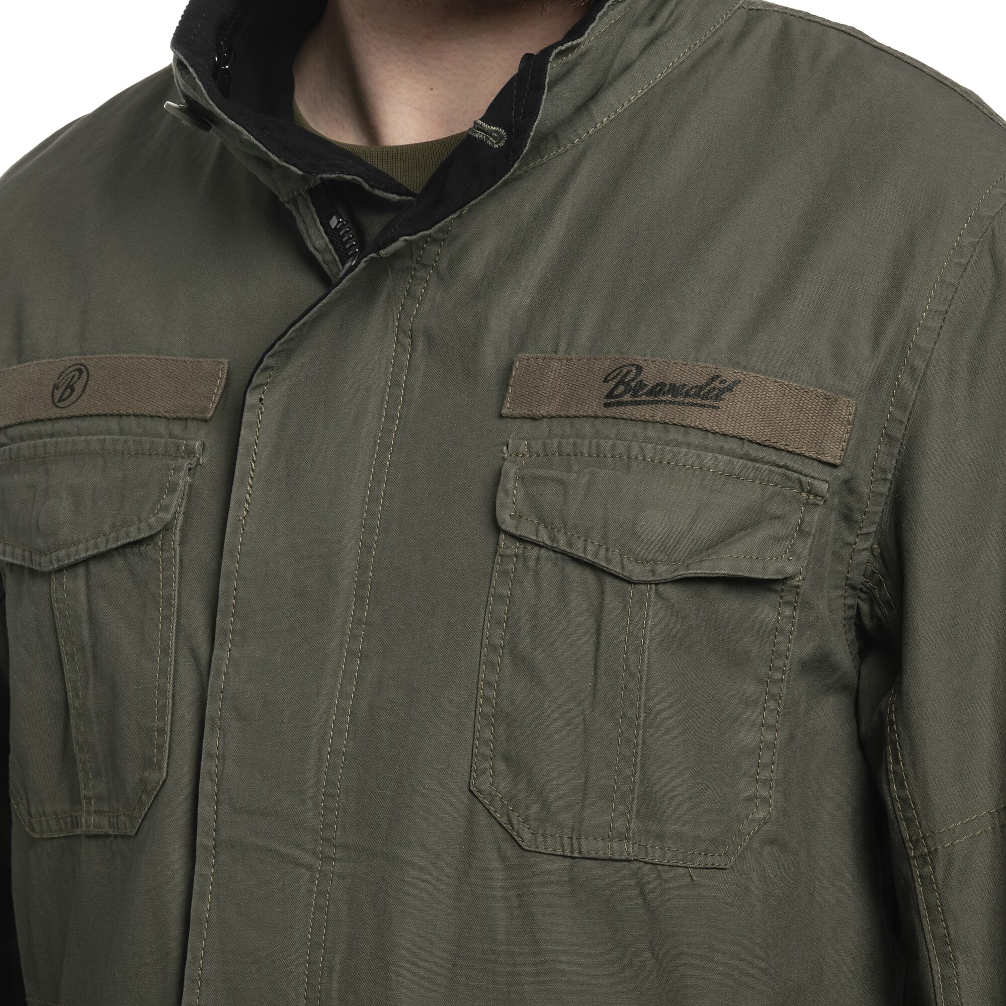 Brandit Twister Reverse Jacket - Black/Olive